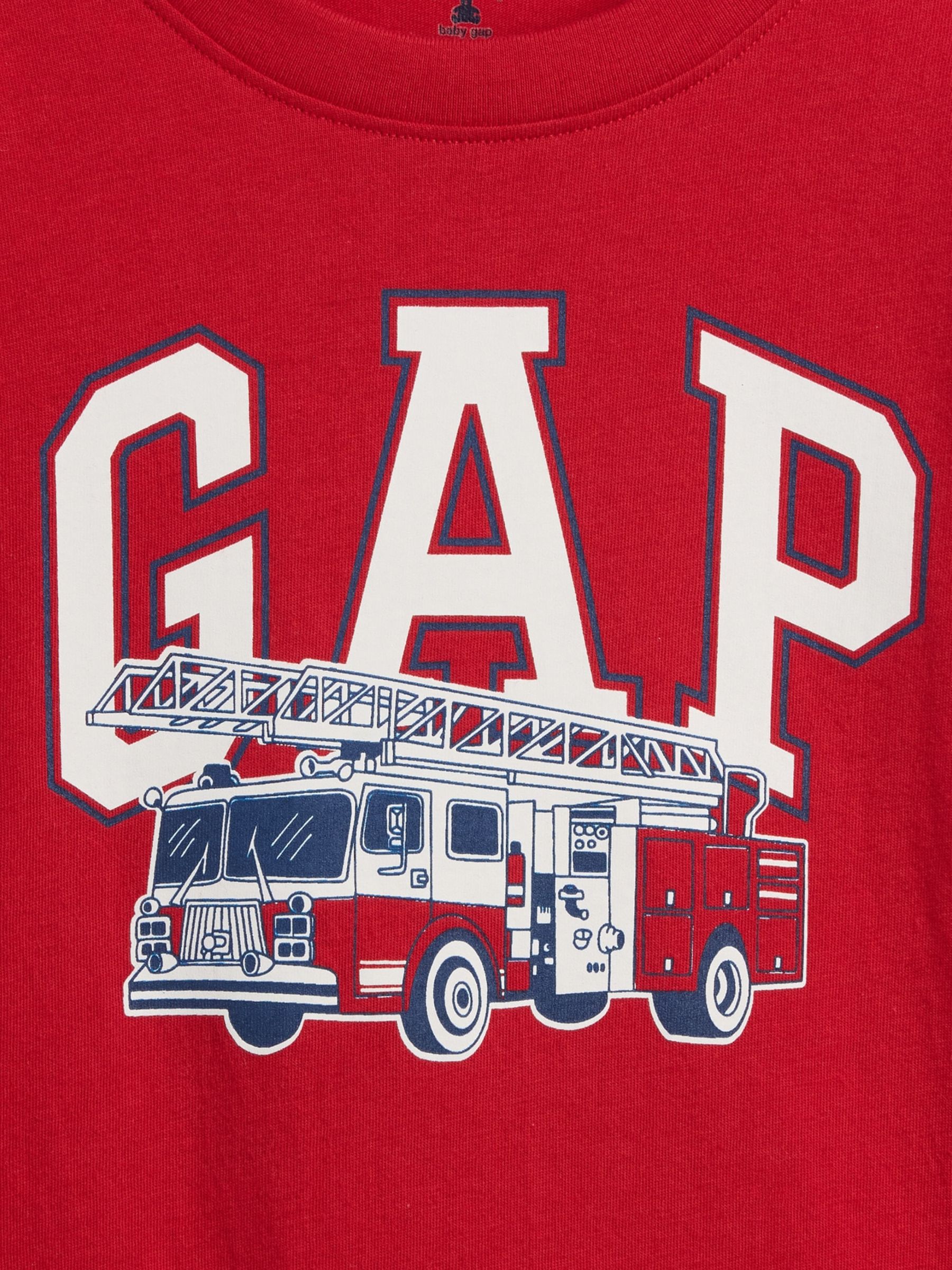 Red Logo Graphic Long Sleeve T-Shirt - Image 3 of 3