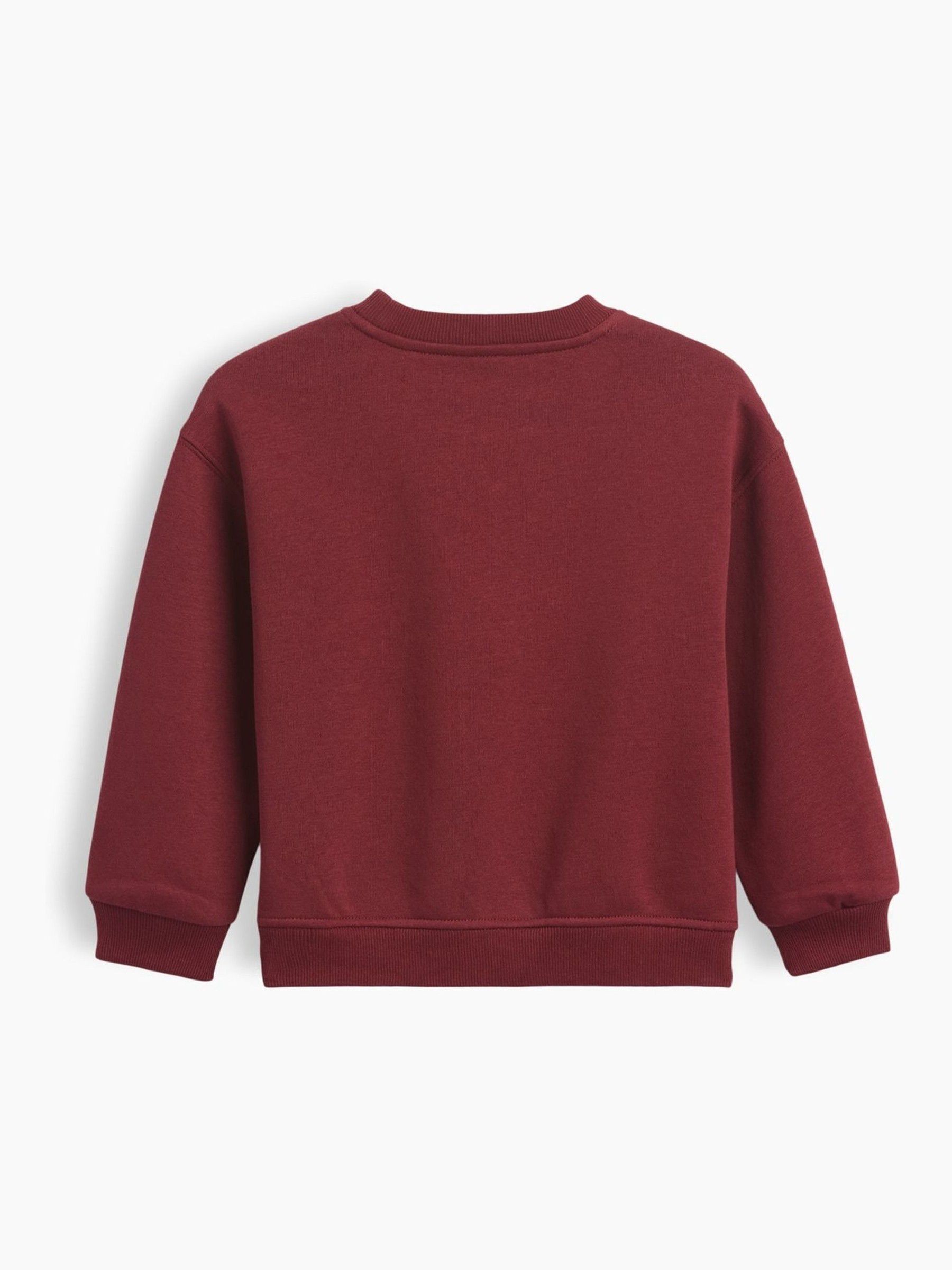 Burgundy Red VintageSoft Varsity Logo Sweatshirt - Image 2 of 2