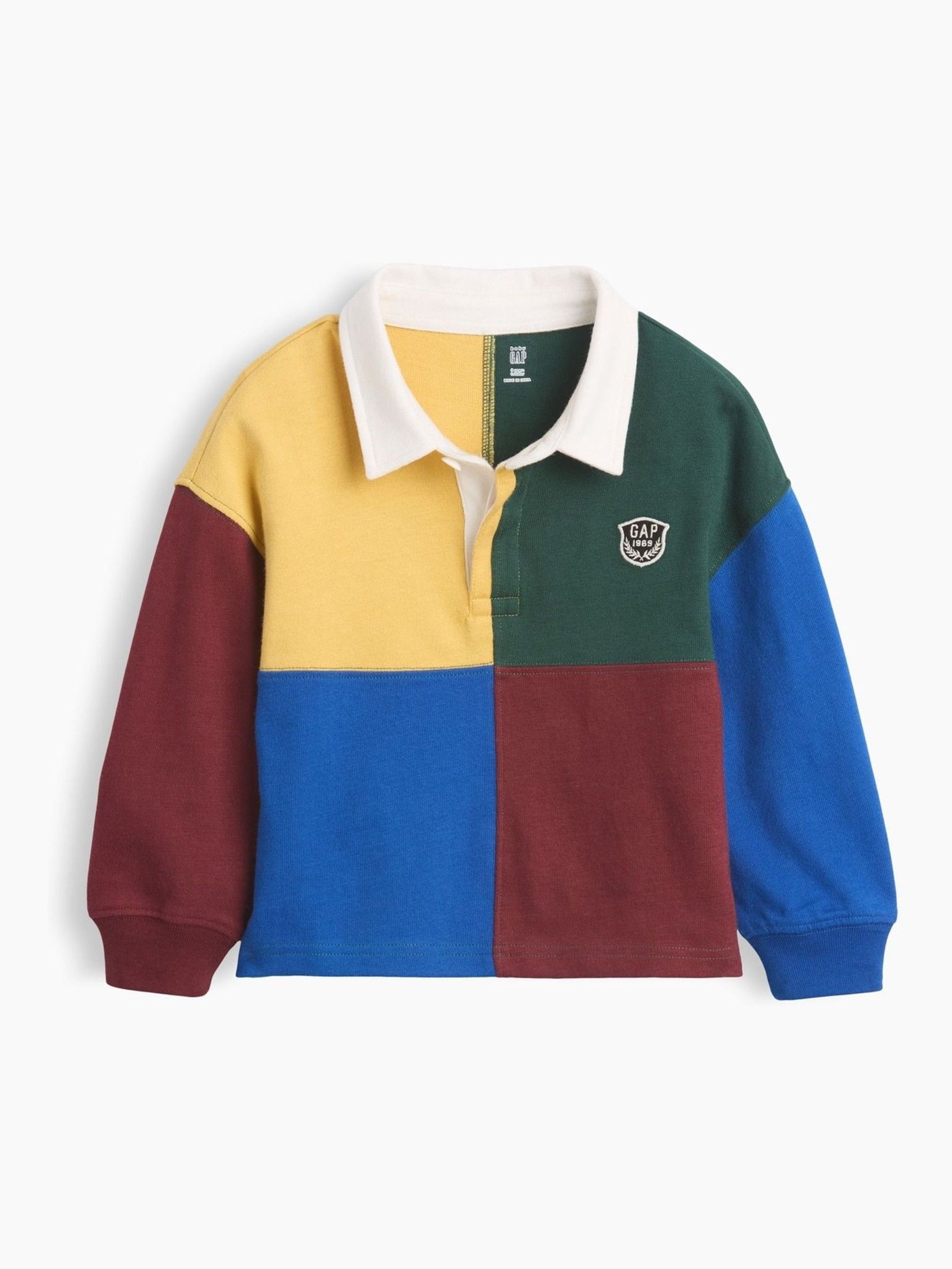 Multi Colourblock Rugby Polo Shirt - Image 2 of 4