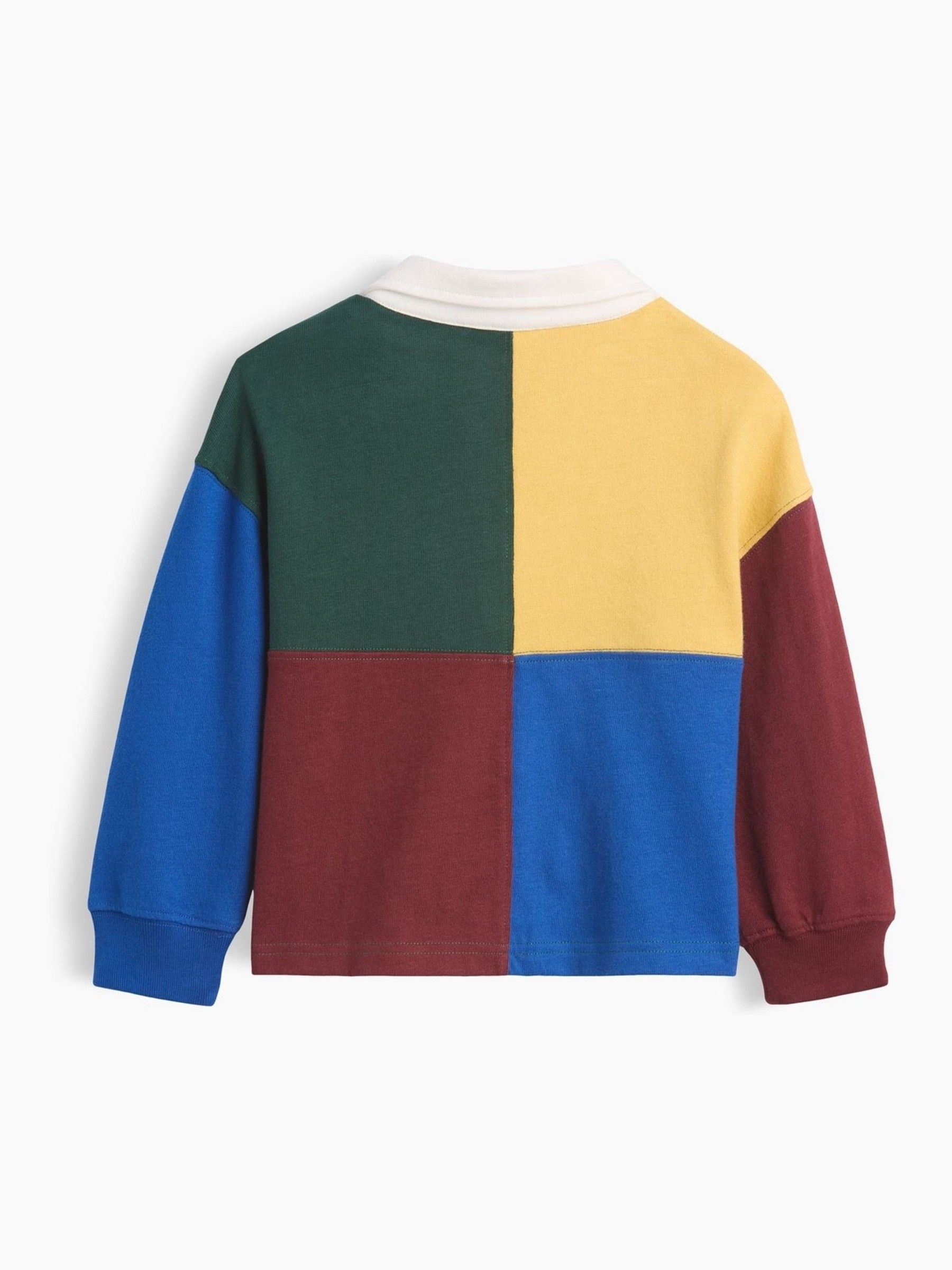 Multi Colourblock Rugby Polo Shirt - Image 3 of 4