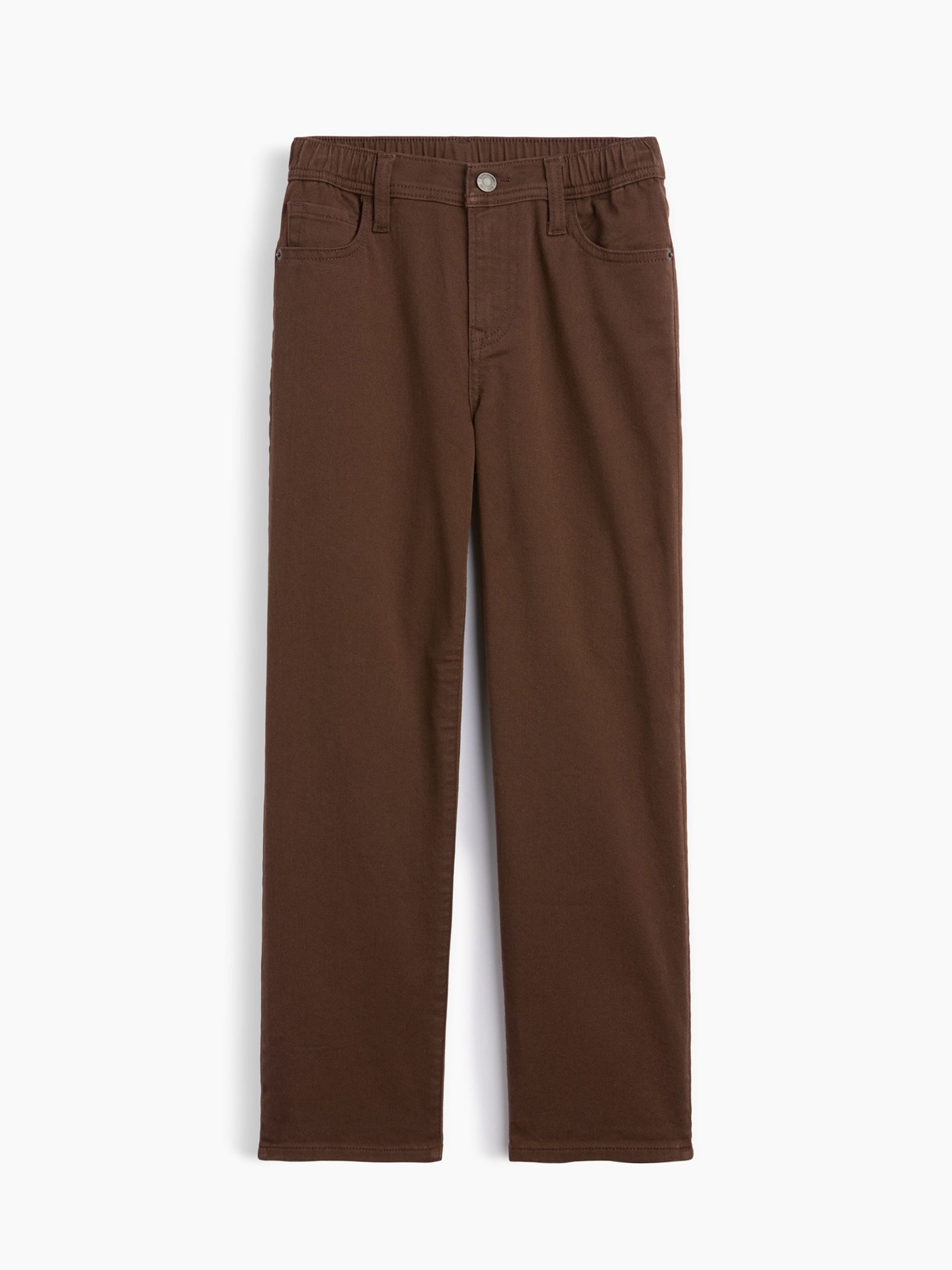 Brown Relaxed Straight Jeans - Image 3 of 4
