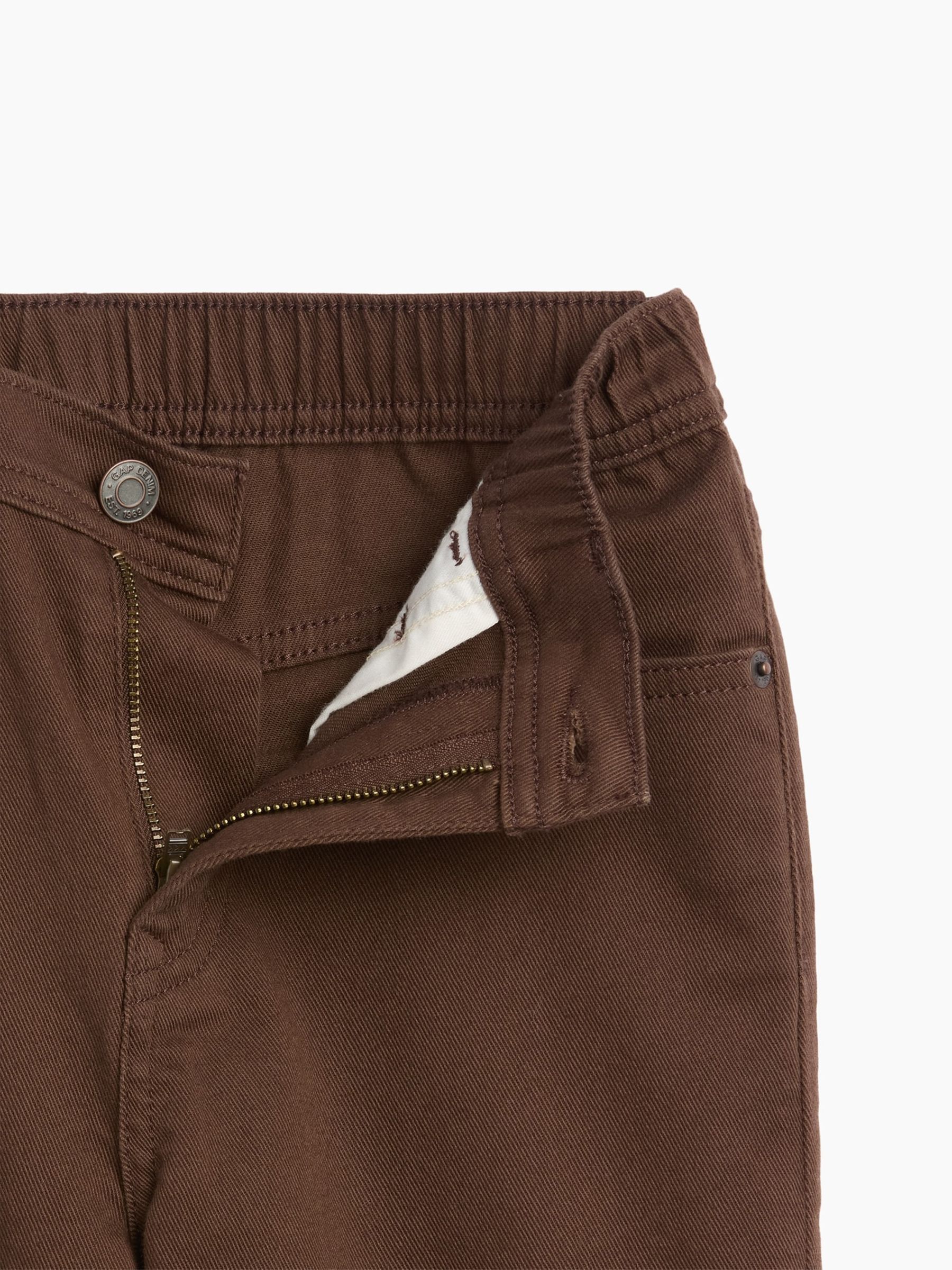 Brown Relaxed Straight Jeans - Image 4 of 4