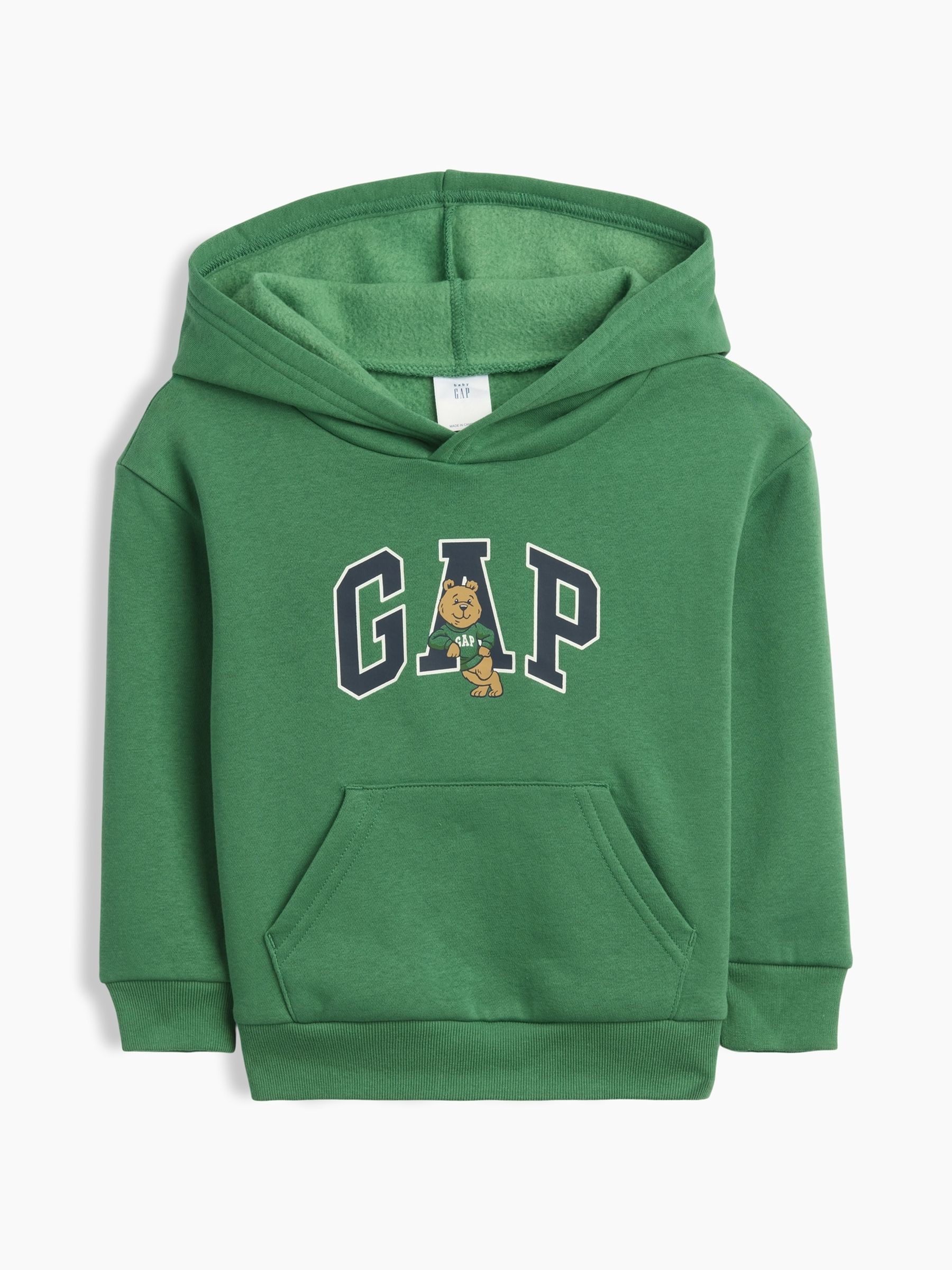 Green Relaxed Brannan Bear Logo Hoodie - Image 1 of 2