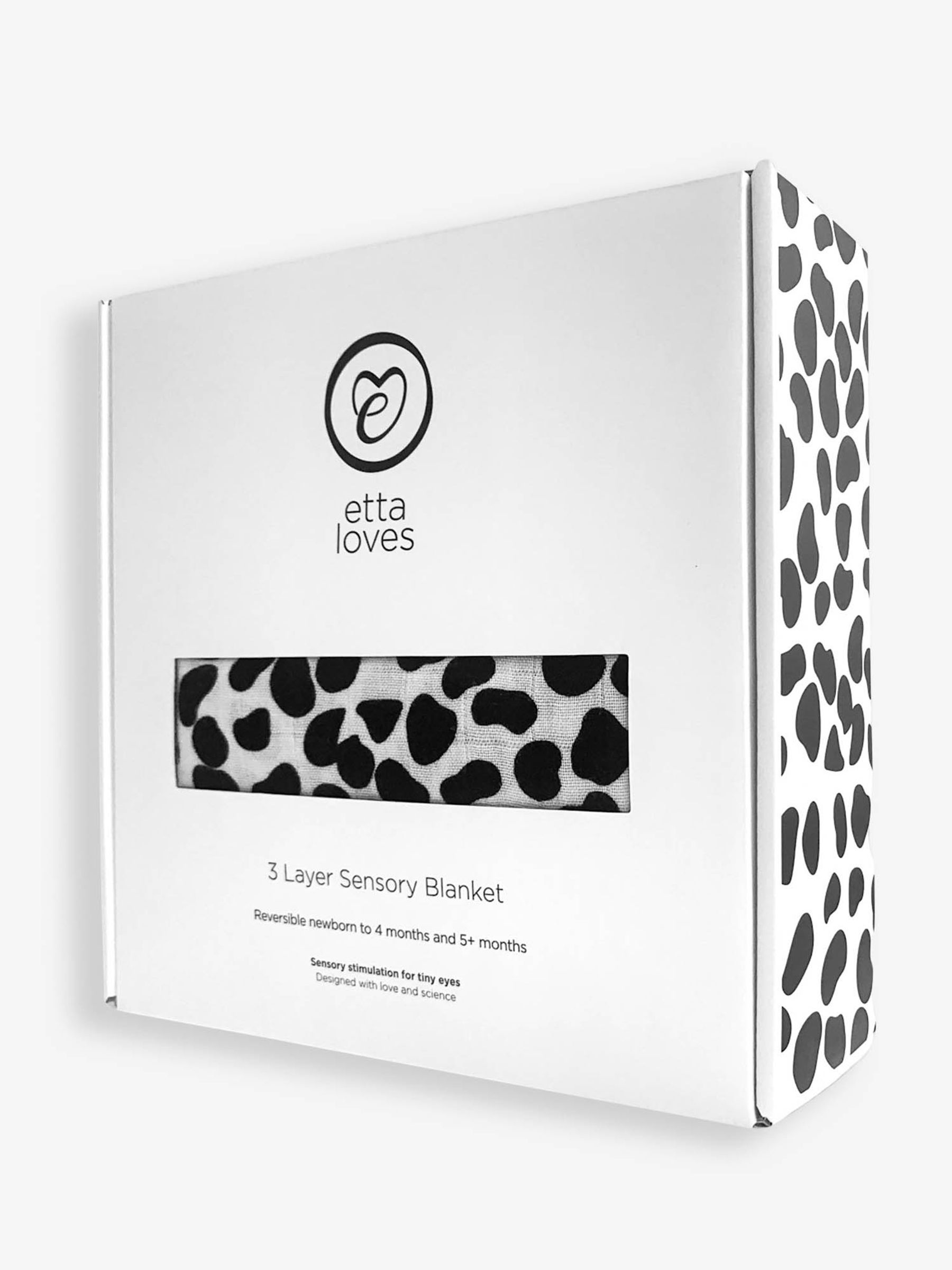 Animal Print Reversible Sensory Muslin Blanket - Image 6 of 6