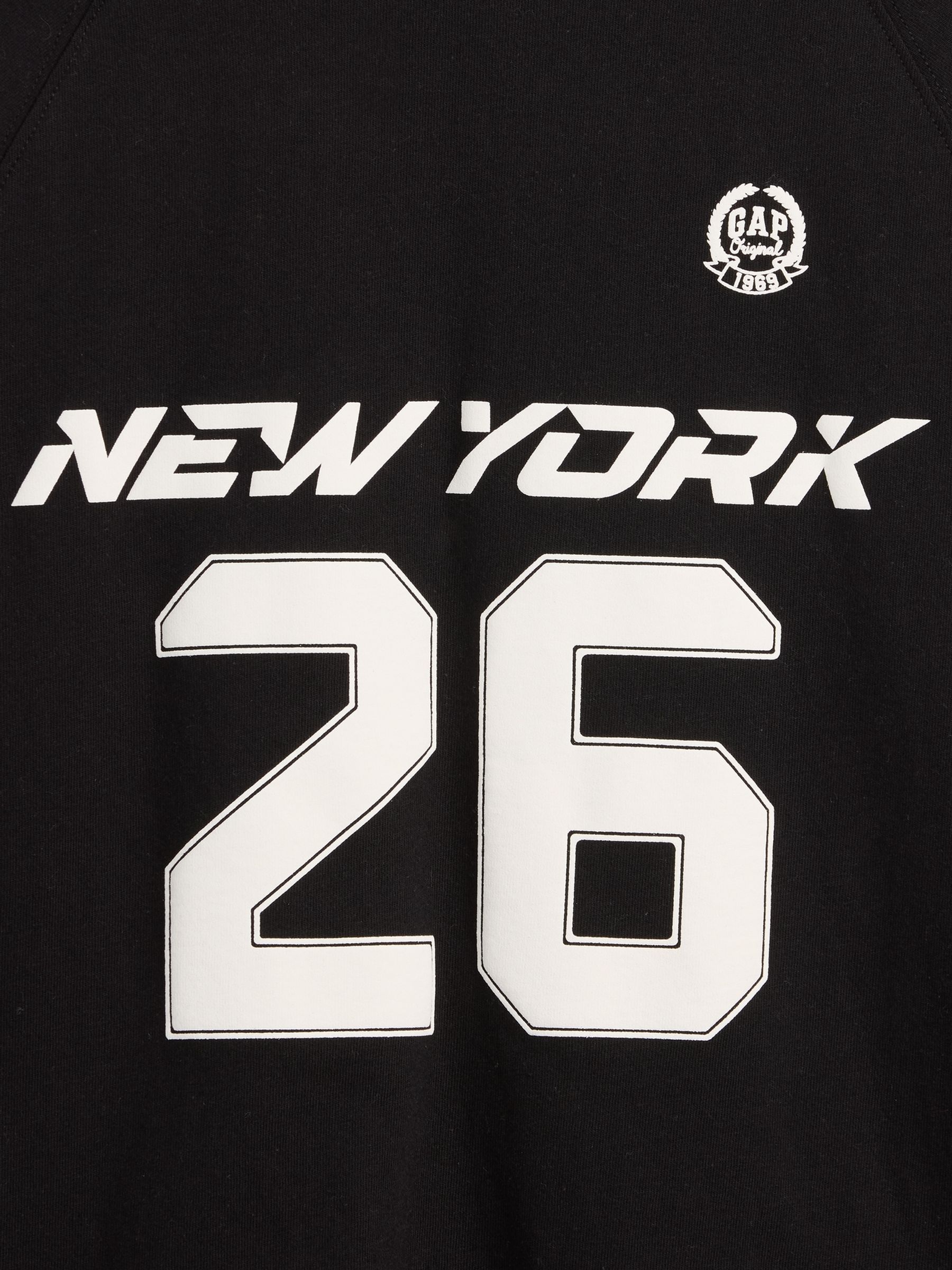 Black/Grey Relaxed Logo Long Sleeve T-Shirt - Image 3 of 3