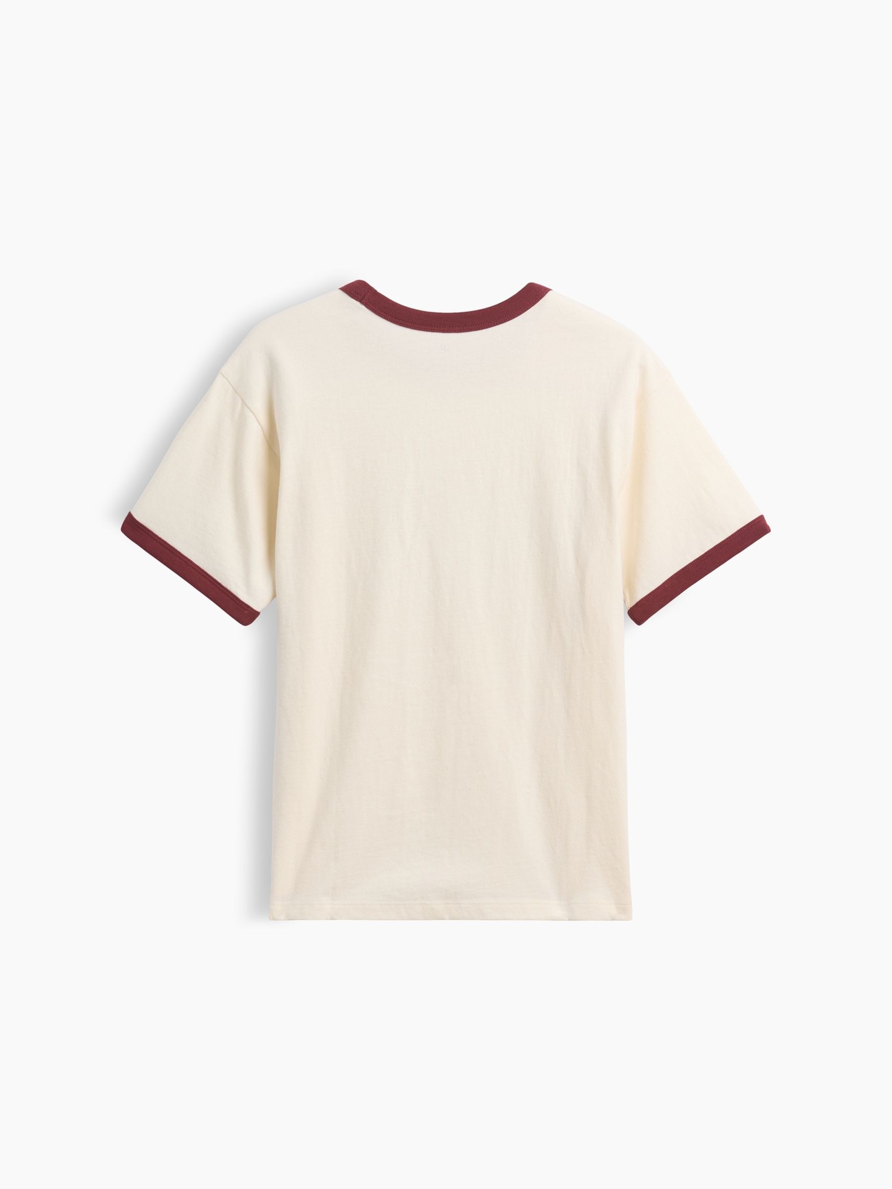 Cream Relaxed New York Graphic Ringer T-Shirt - Image 2 of 3