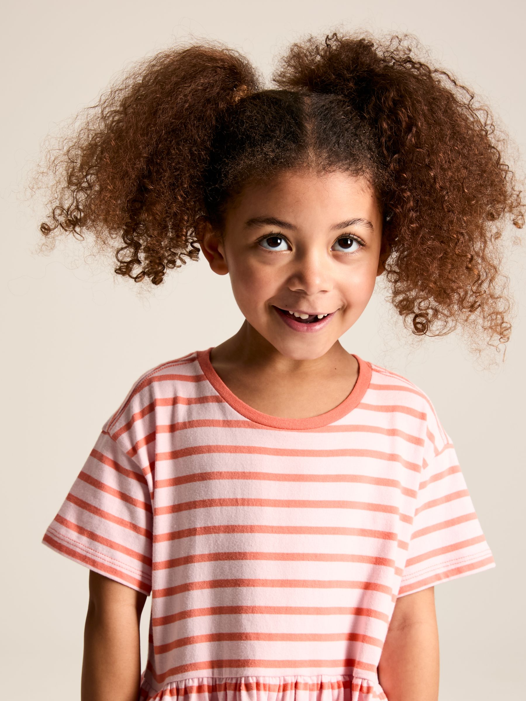 Skye Pink Striped Jersey T-Shirt Dress - Image 2 of 9