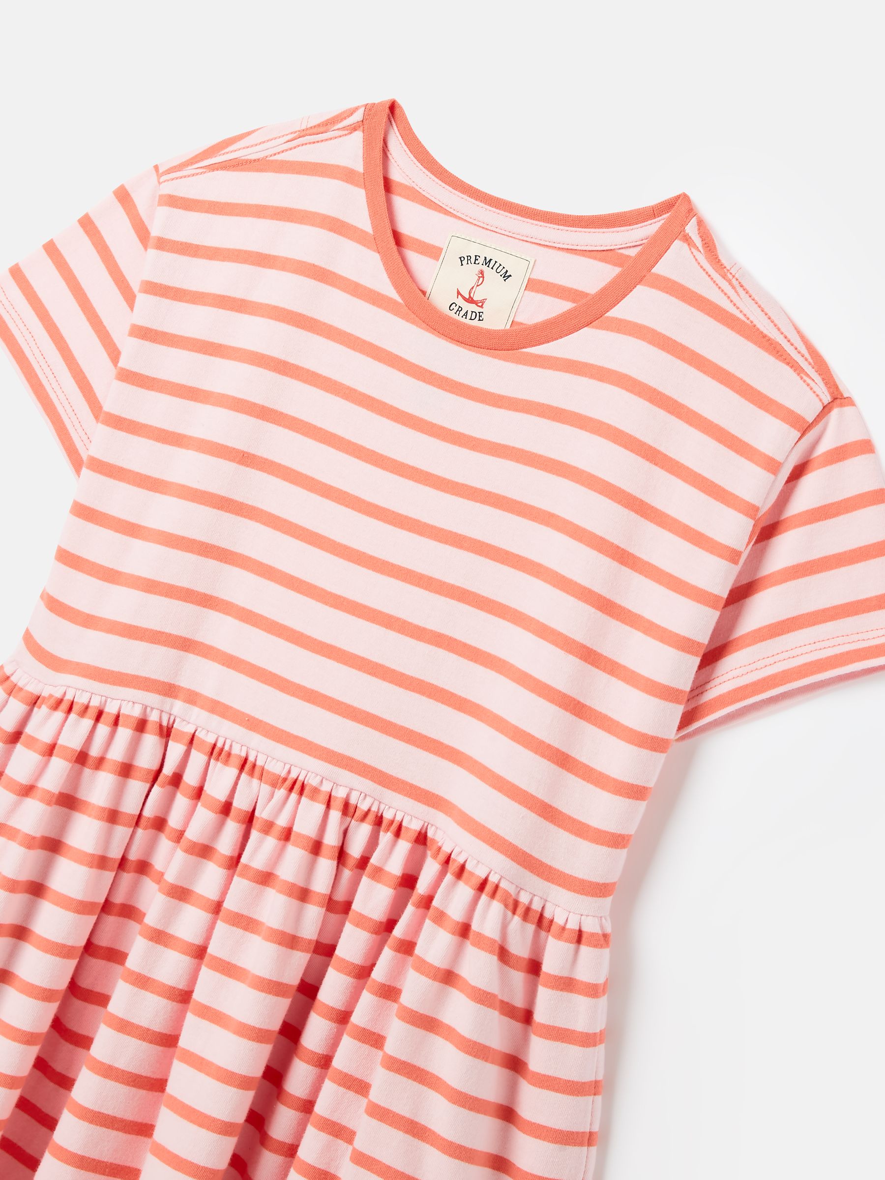 Skye Pink Striped Jersey T-Shirt Dress - Image 7 of 9