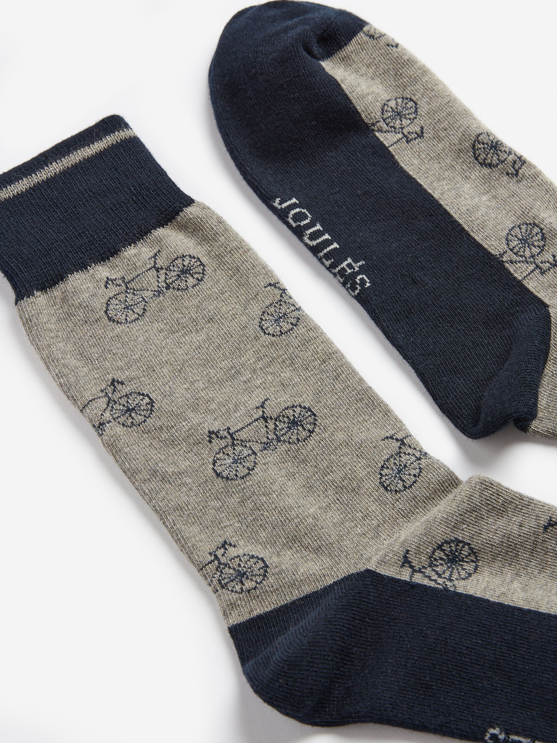 Blue/Grey Ankle Socks - Image 2 of 3