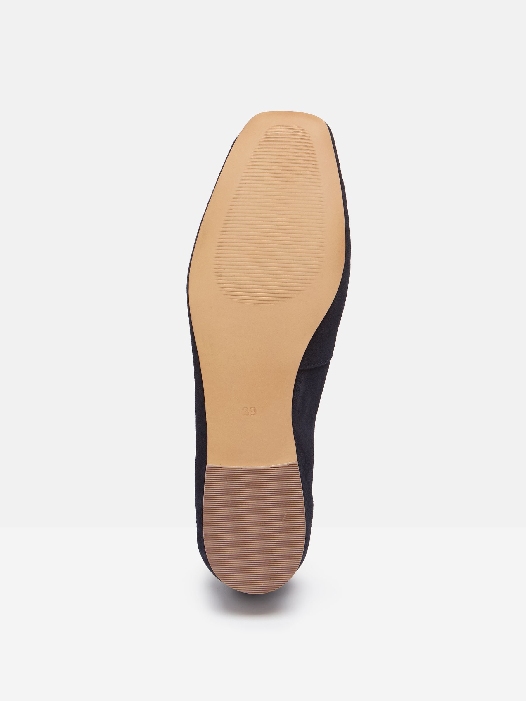 Sloane Narrow Fit Navy Blue Suede Loafers - Image 6 of 6