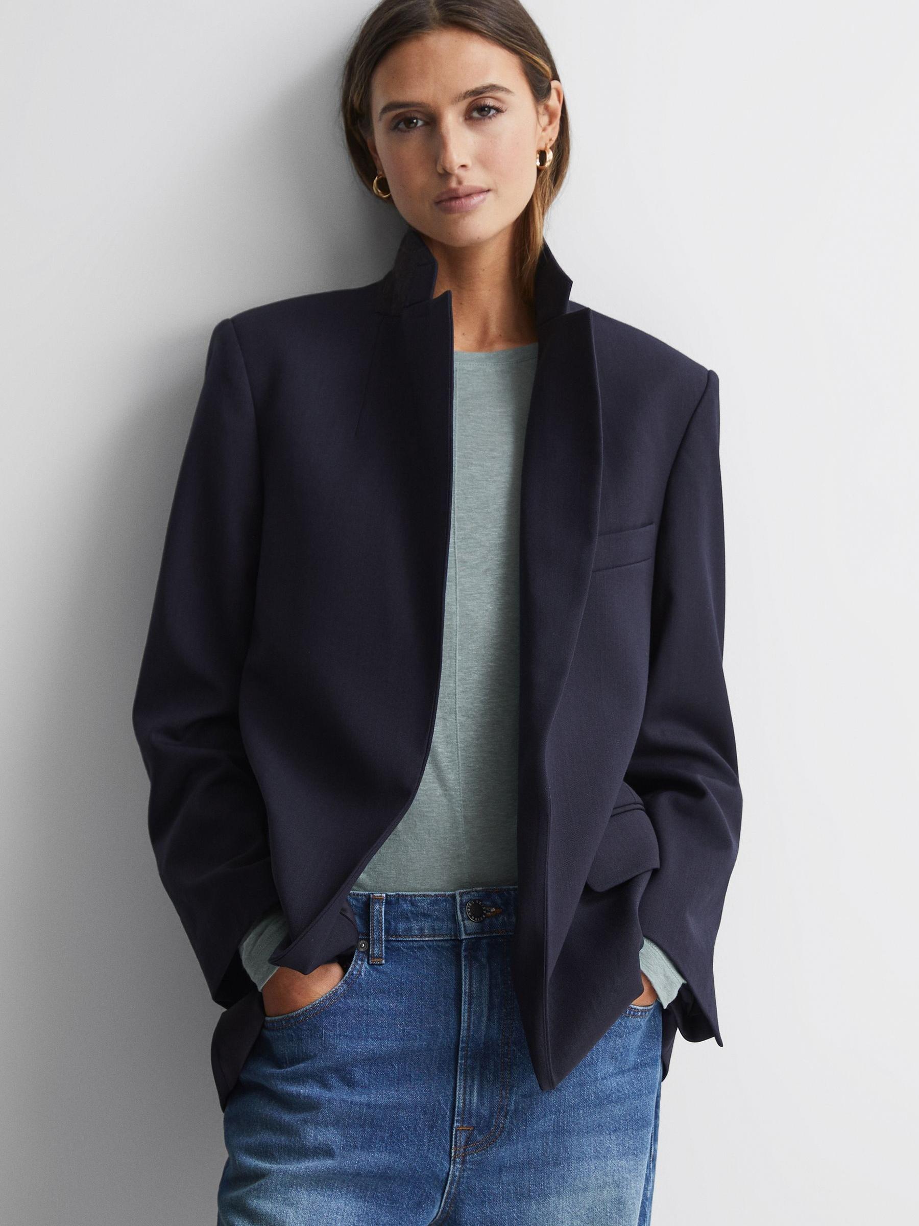 Linen Long Sleeve T-Shirt in Sage - Image 3 of 4