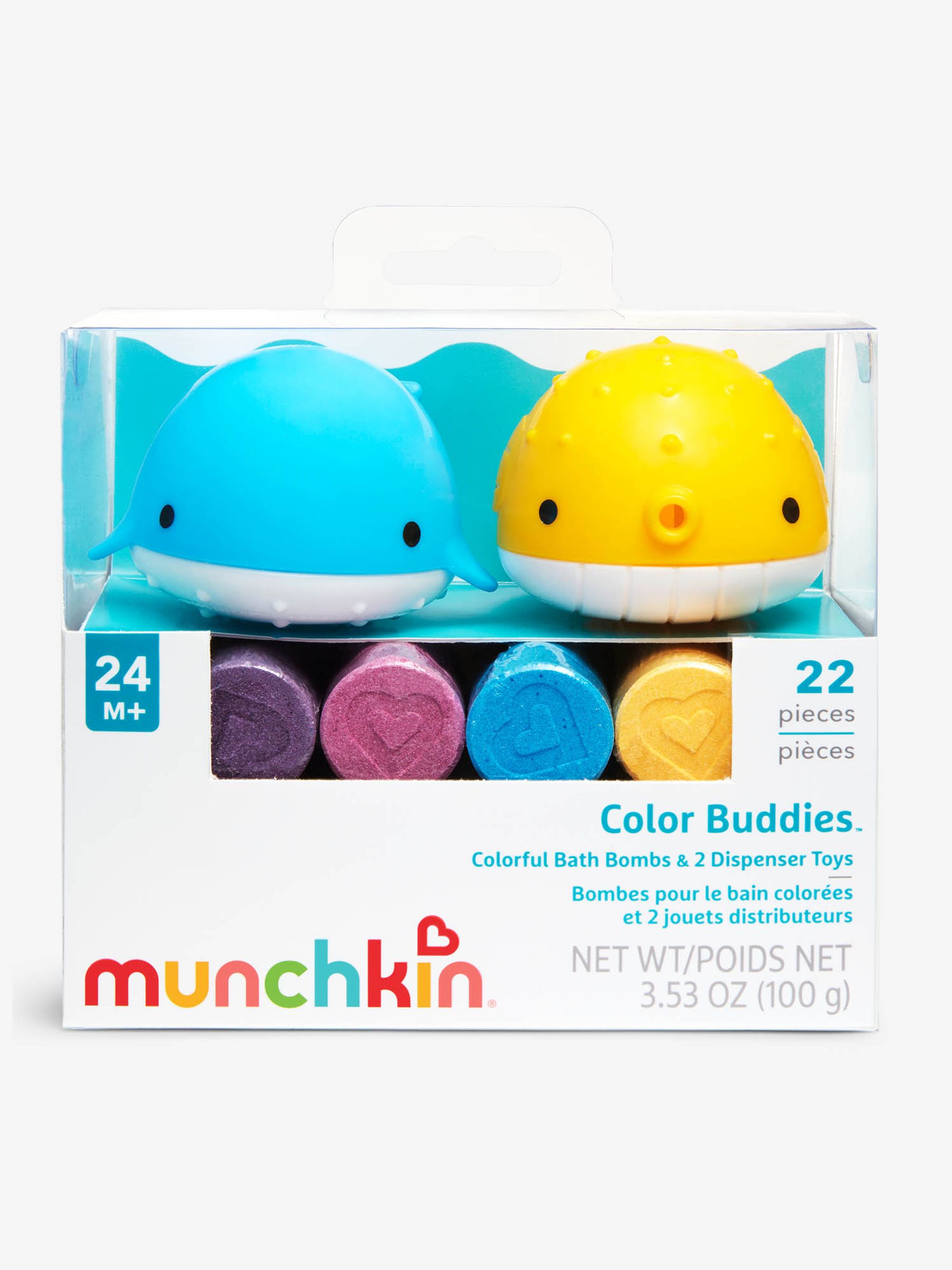 Munchkin Colour Buddies Moisturising Bath Bombs & Dispenser Toys - Image 2 of 12