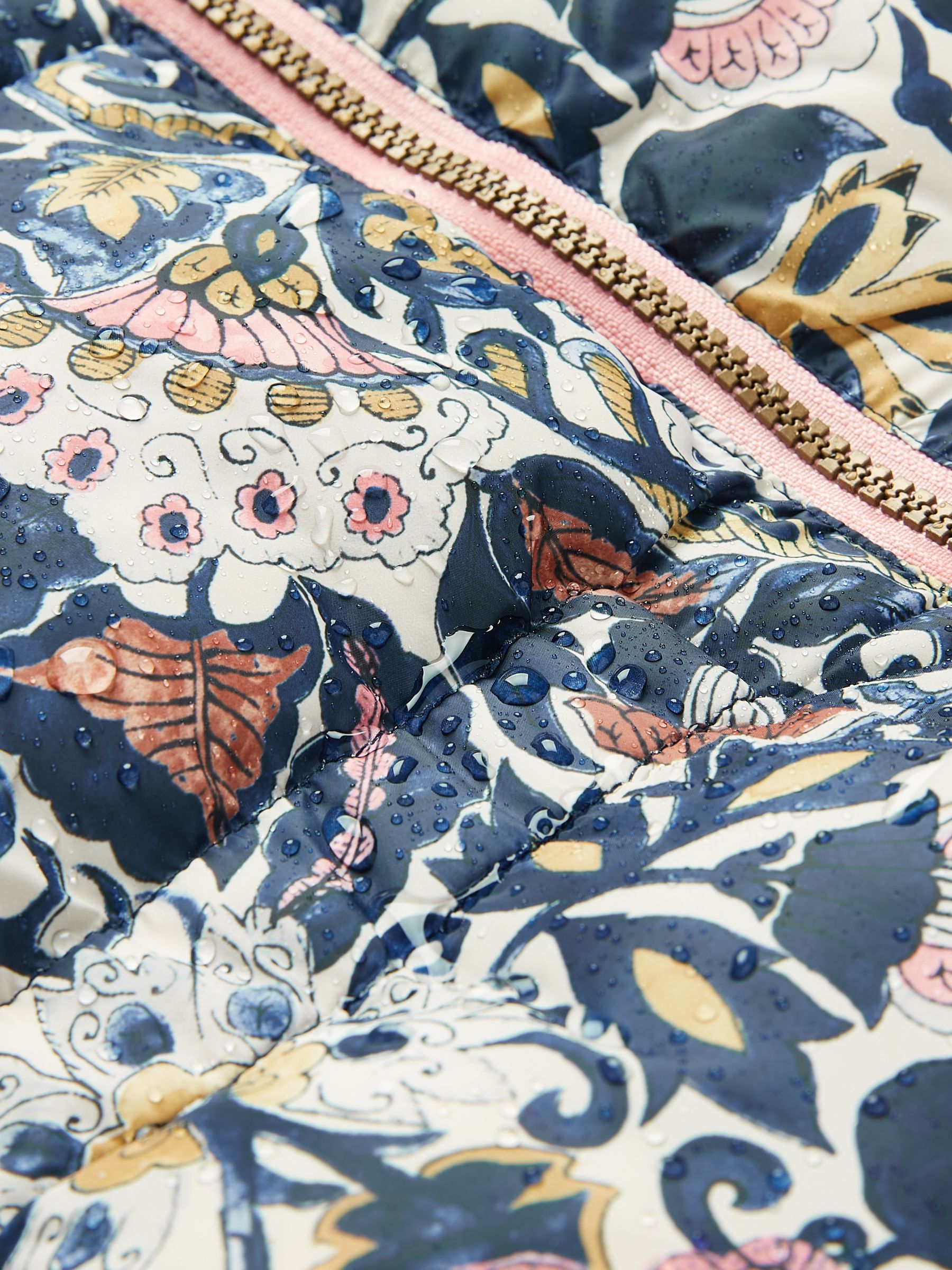 Willow Paisley Print Showerproof Printed Padded Gilet - Image 6 of 6