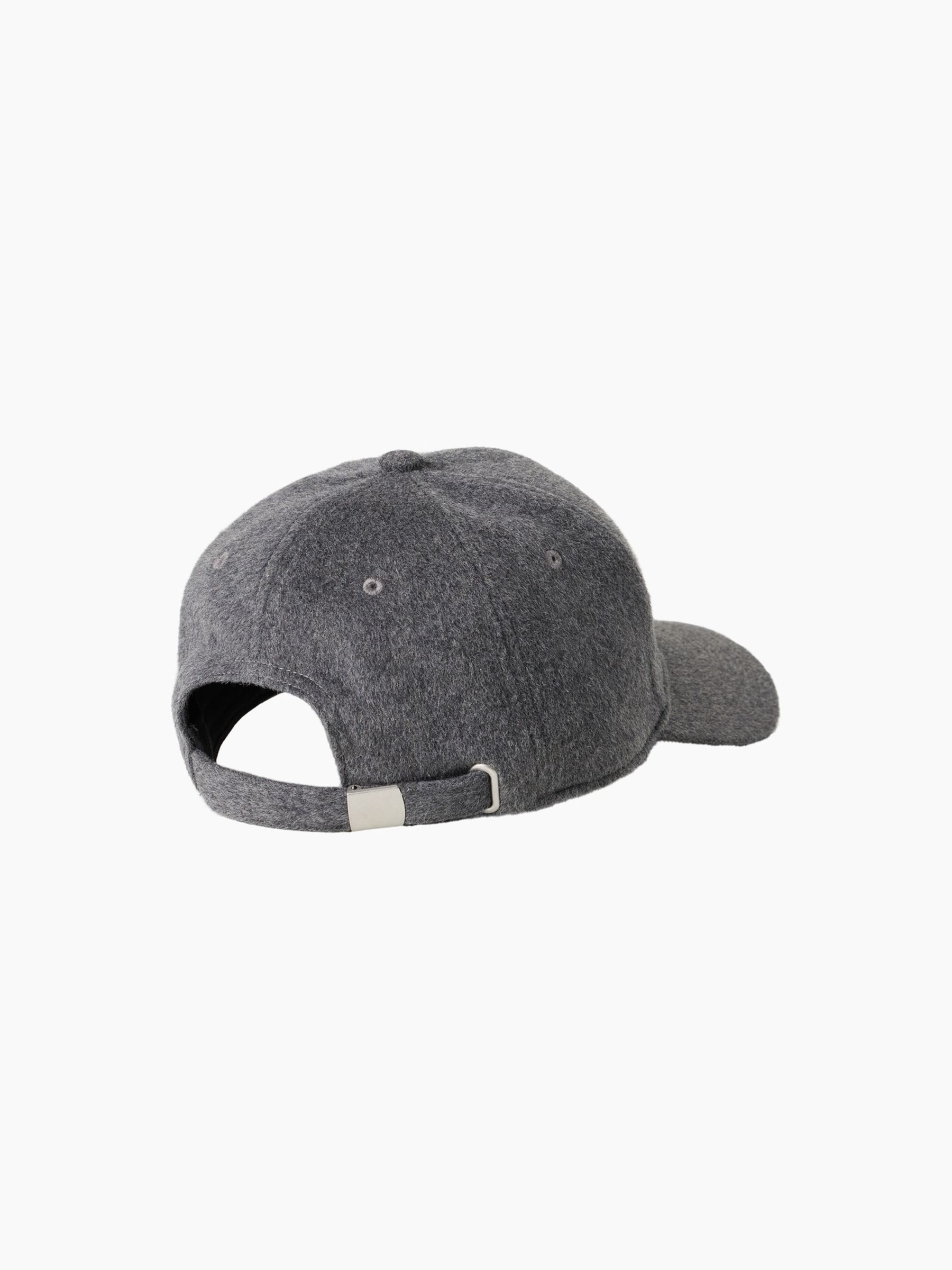 Gap x Victoria Beckham Grey Wool-Blend Logo Baseball Cap - Image 3 of 5