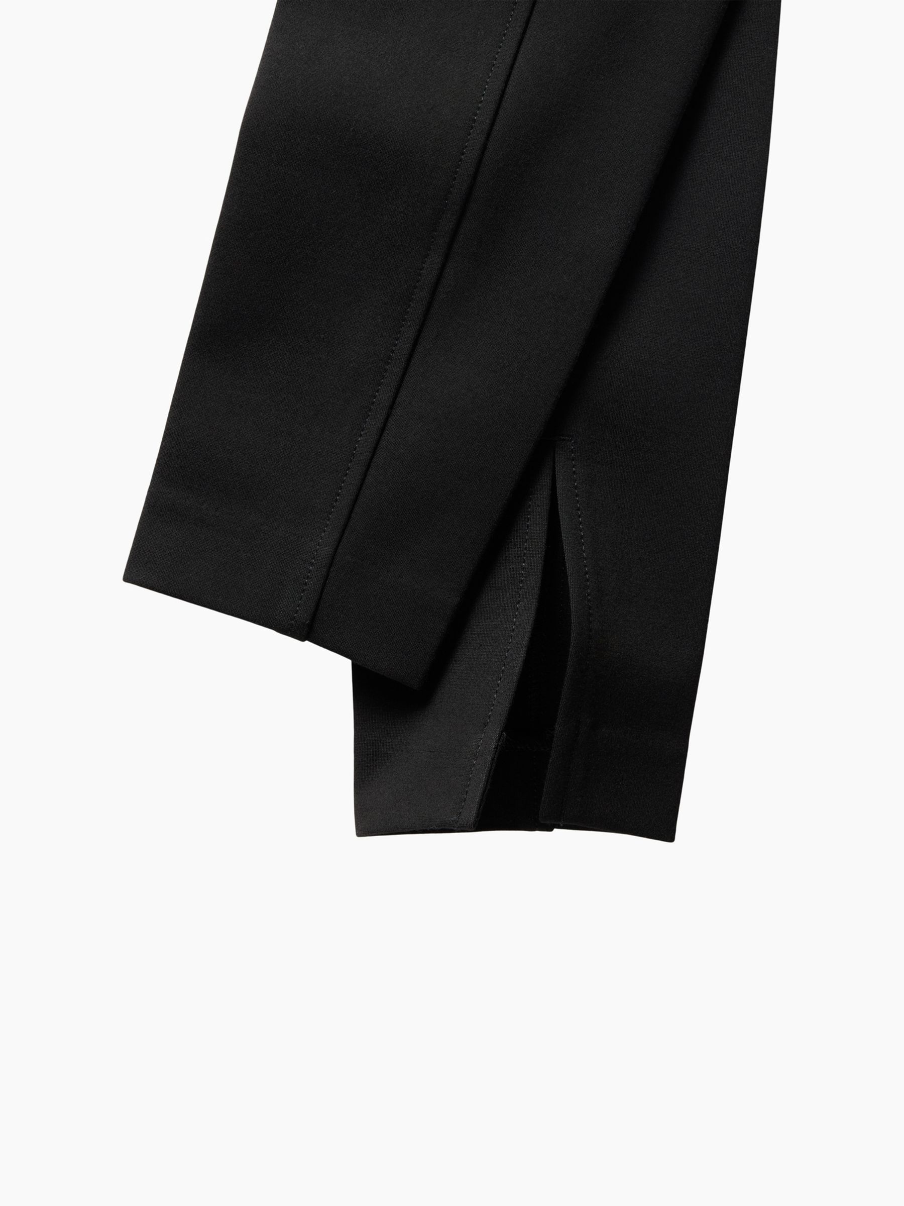 Gap x Victoria Beckham Black Mid Rise Split-Hem Ponte Trousers - Image 5 of 7