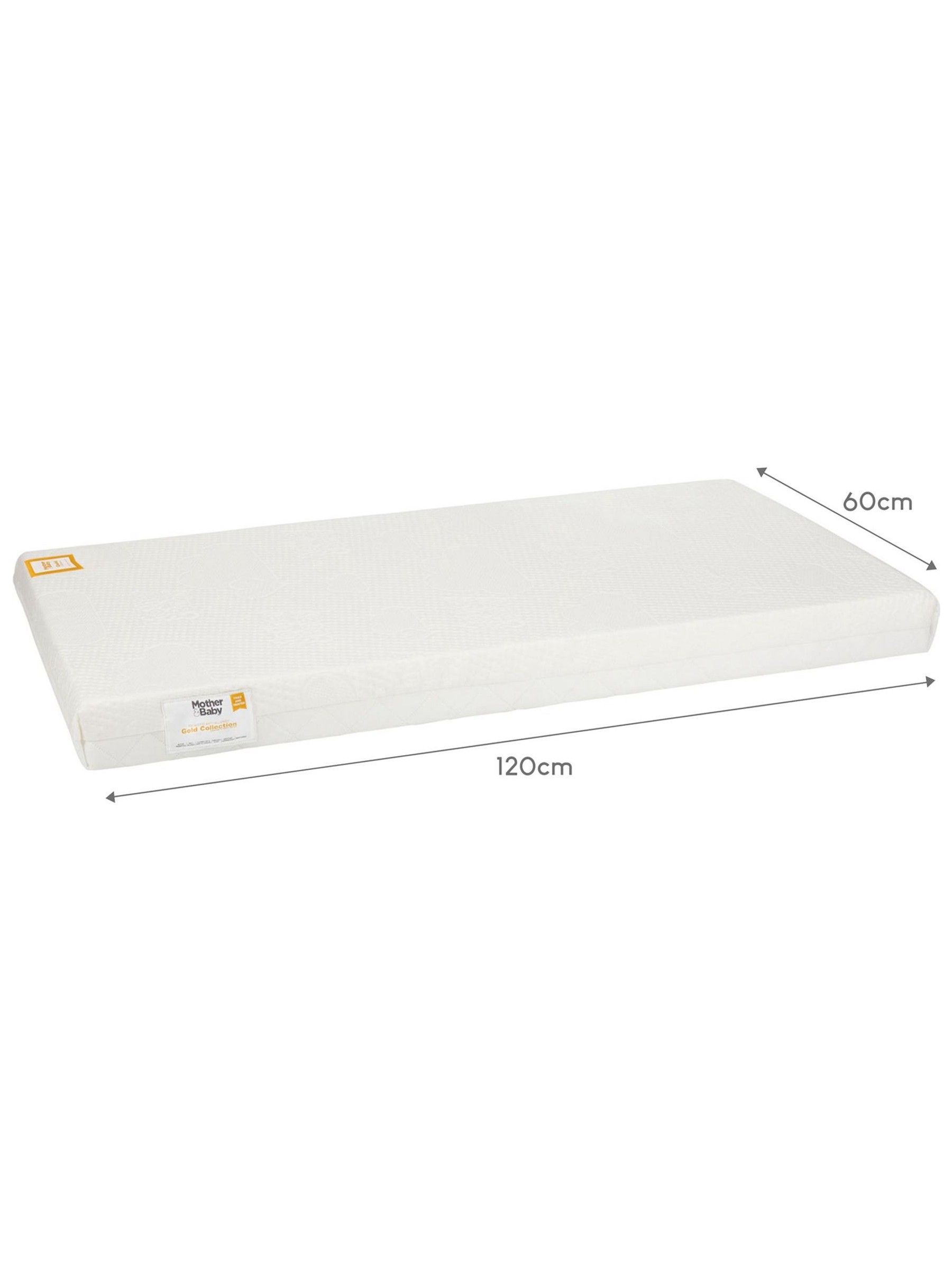 White Mother&Baby Anti Allergy Foam Cot Mattress - Image 2 of 3