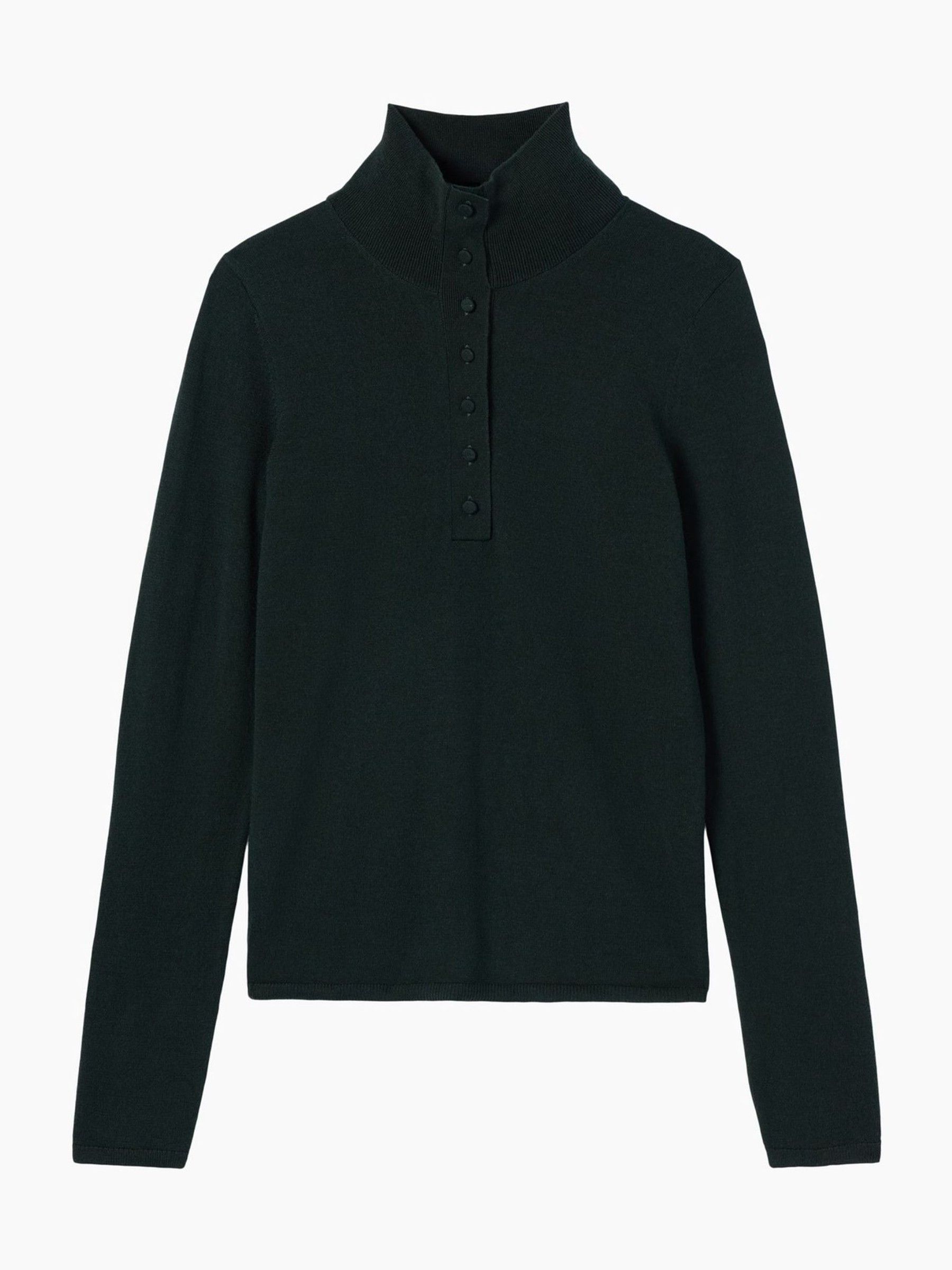 Gap x Victoria Beckham Green Merino Turtle Neck Jumper - Image 5 of 7