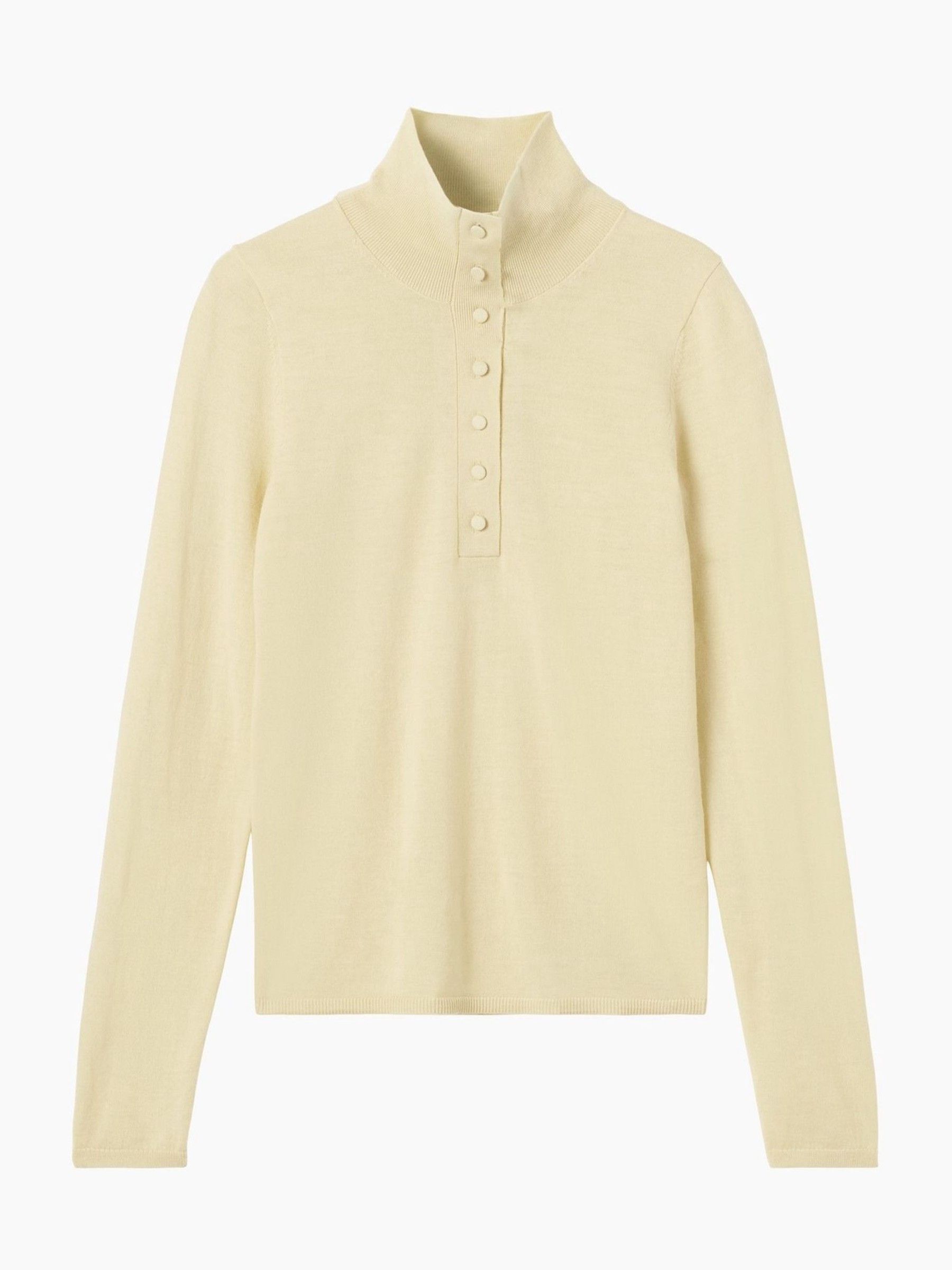 Gap x Victoria Beckham Yellow Merino Turtle Neck Jumper - Image 5 of 7