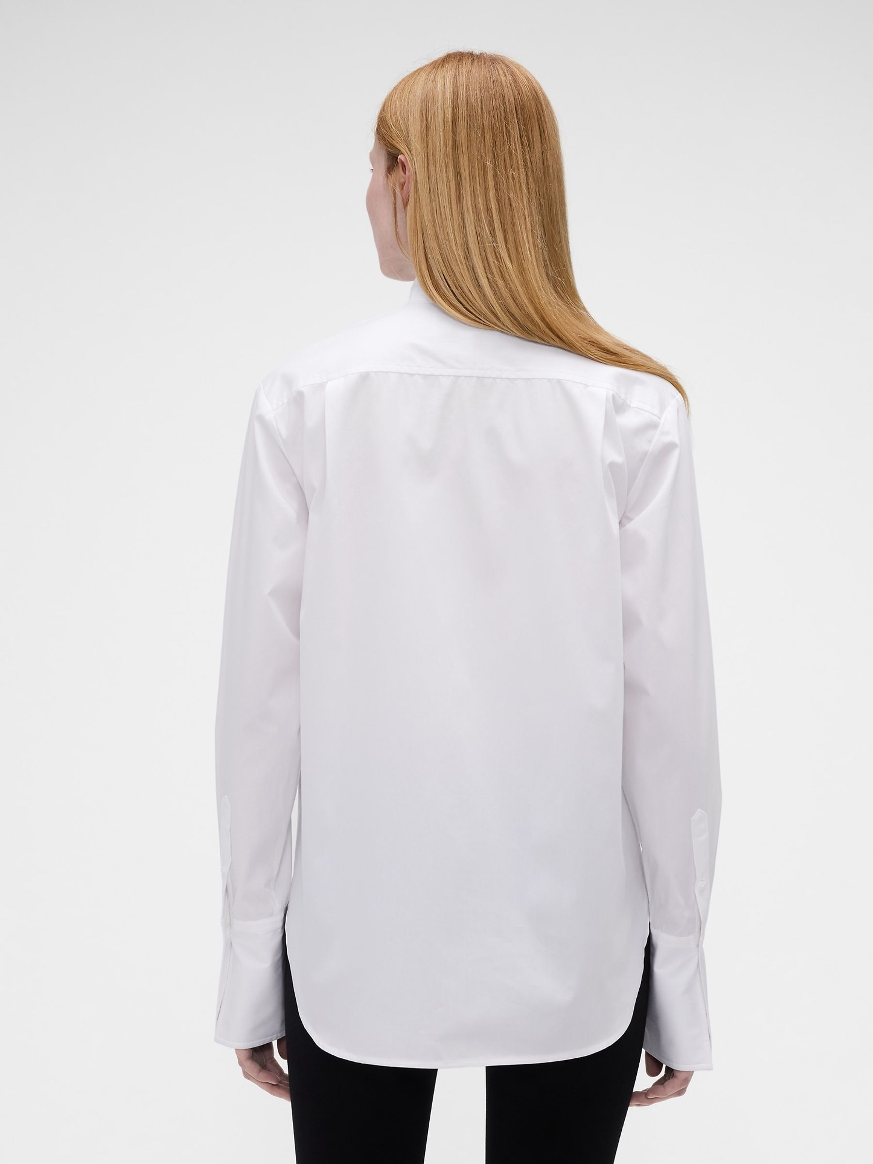 Gap x Victoria Beckham White Tuxedo Shirt - Image 2 of 8