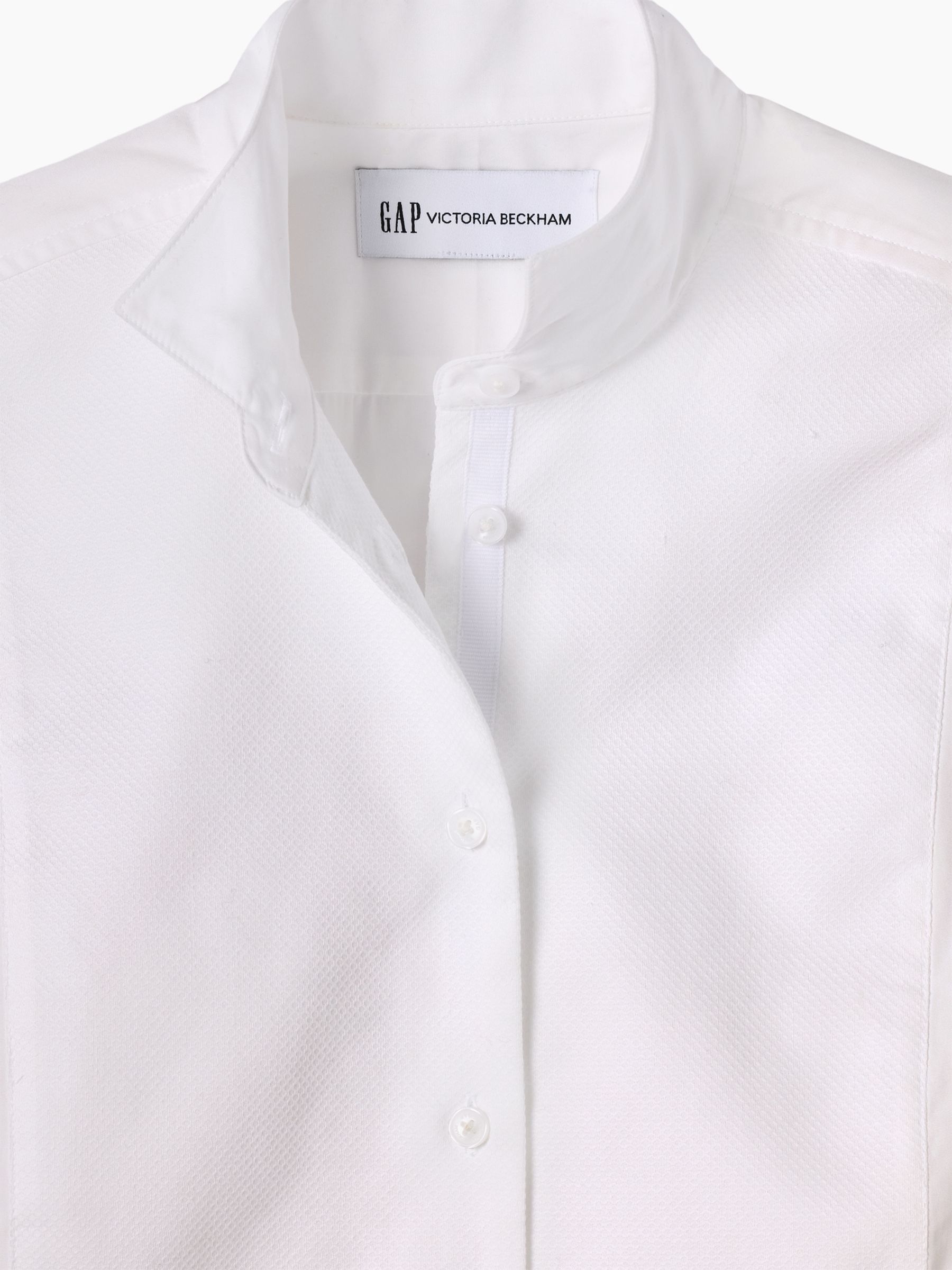Gap x Victoria Beckham White Tuxedo Shirt - Image 5 of 8