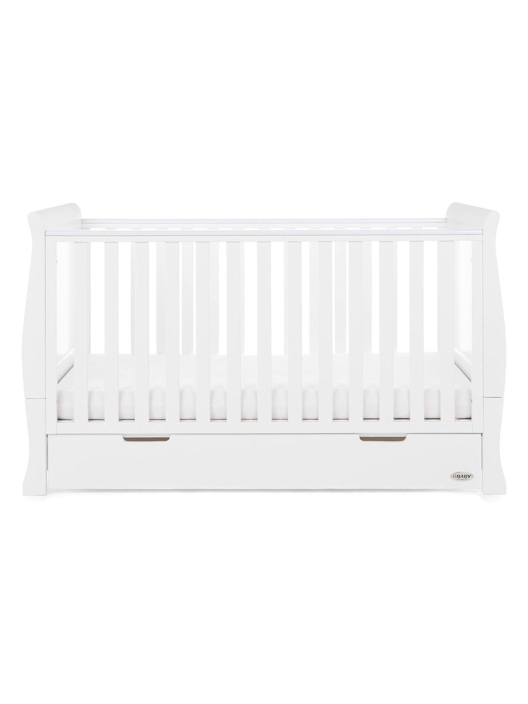 Obaby White Stamford Classic Nursery Furniture Set 3 Piece - Image 3 of 12