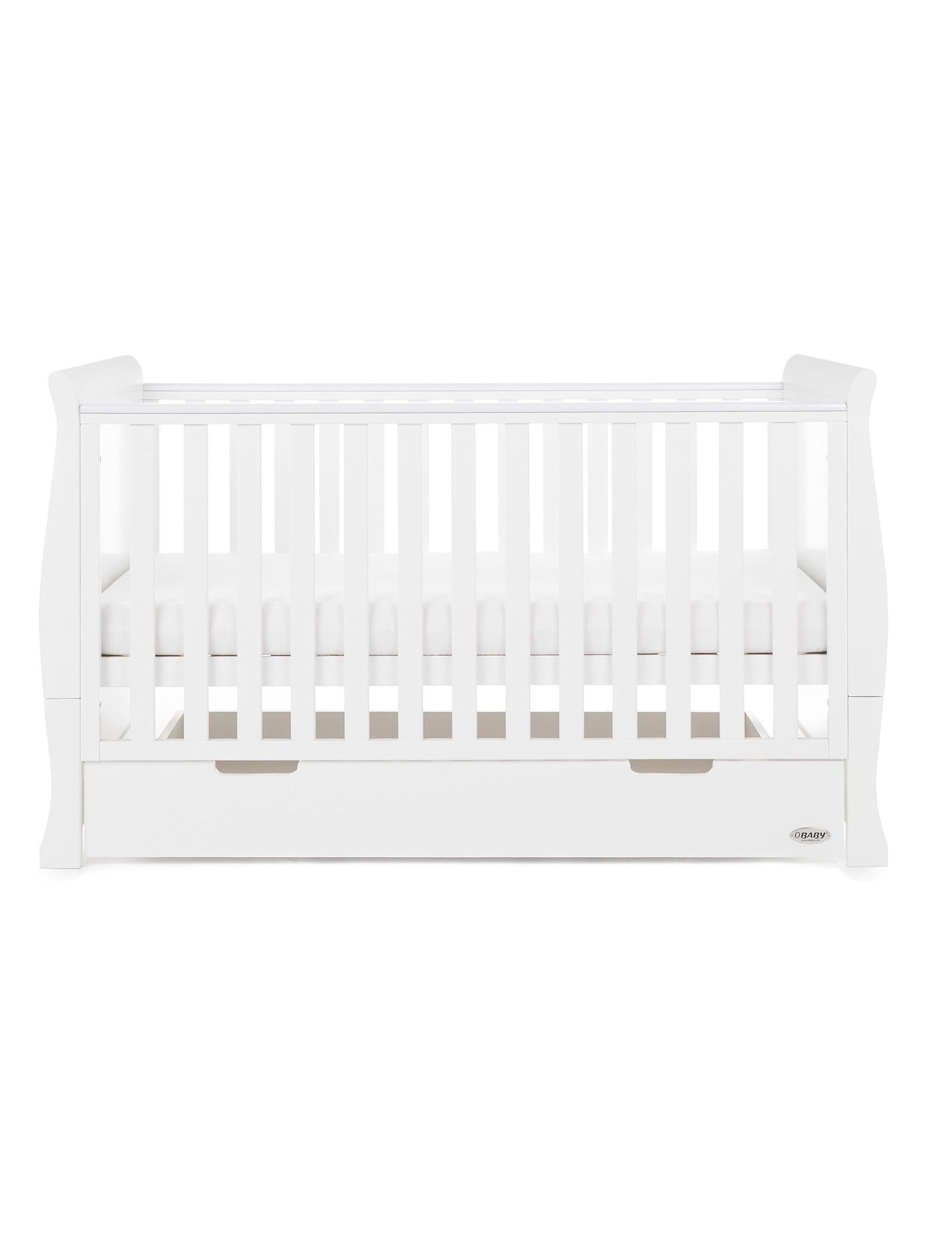Obaby White Stamford Classic Nursery Furniture Set 3 Piece - Image 4 of 12