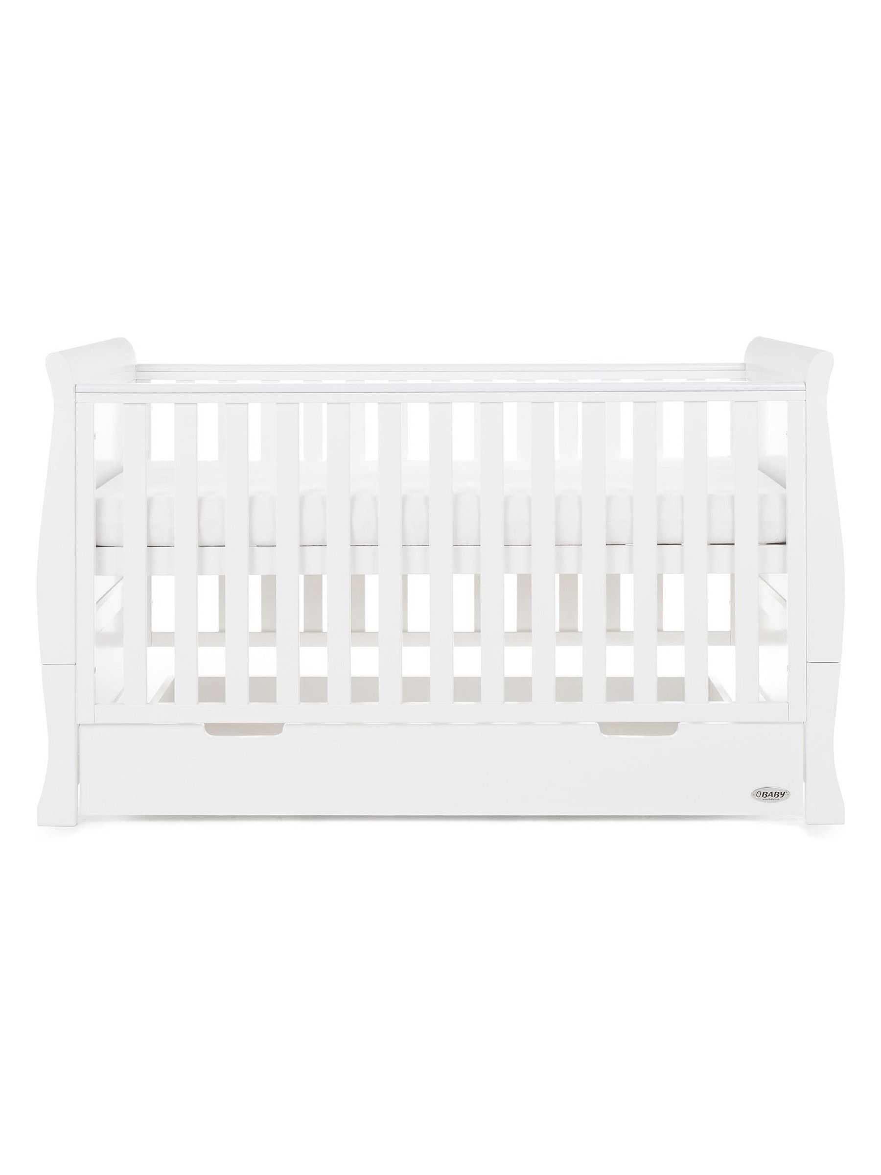 Obaby White Stamford Classic Nursery Furniture Set 3 Piece - Image 5 of 12