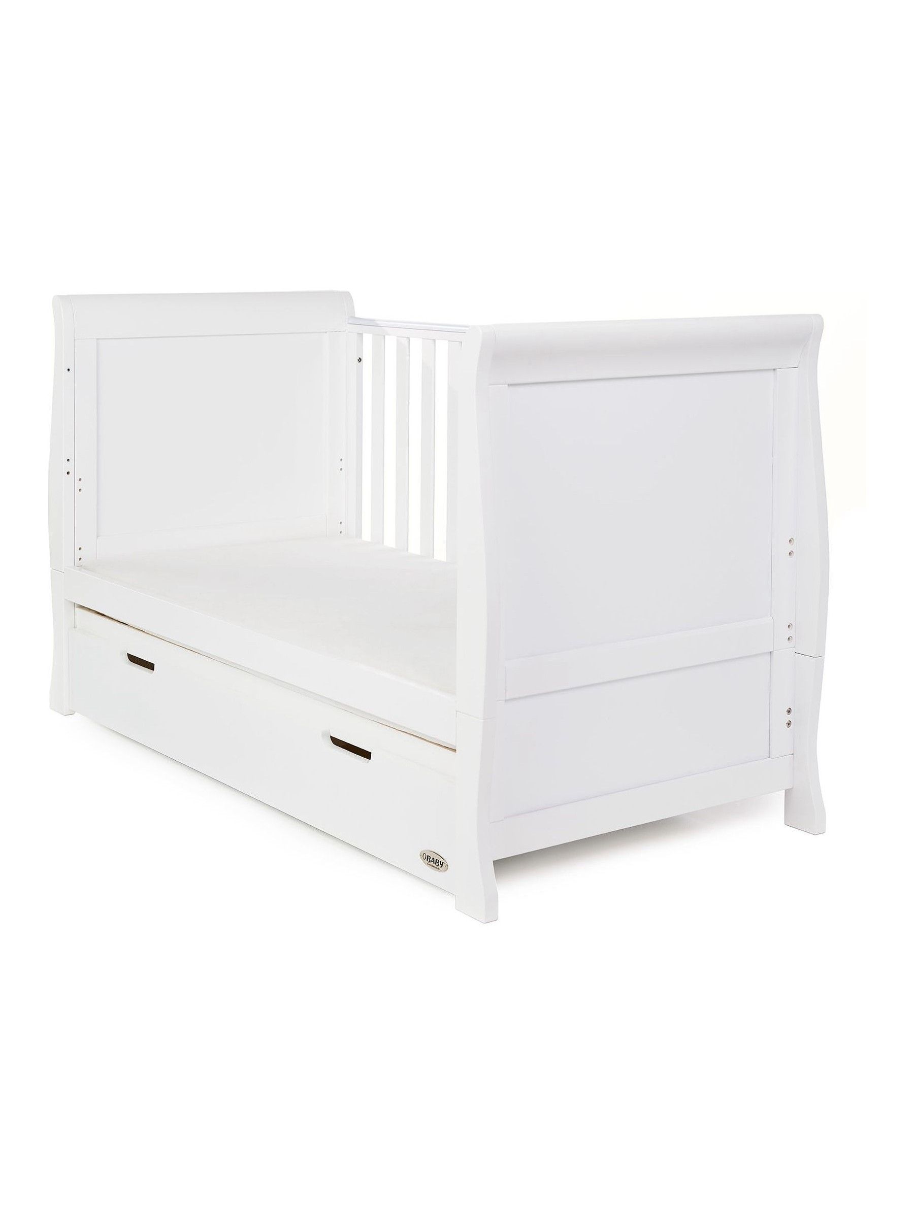 Obaby White Stamford Classic Nursery Furniture Set 3 Piece - Image 6 of 12