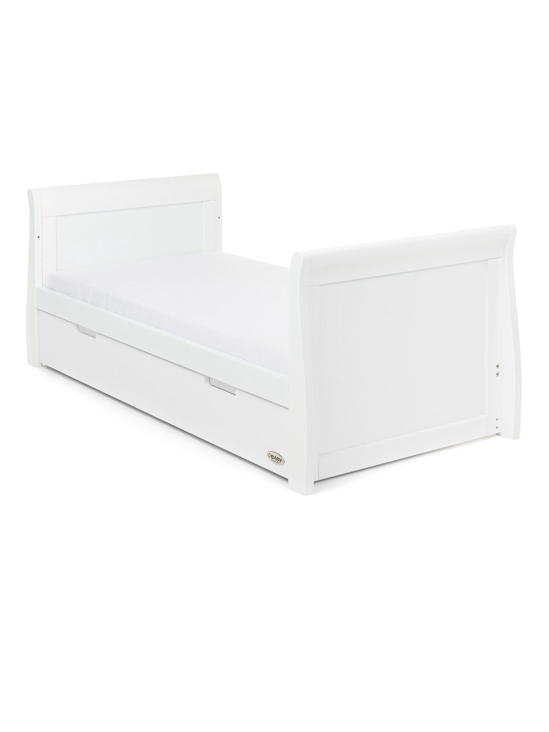Obaby White Stamford Classic Nursery Furniture Set 3 Piece - Image 7 of 12