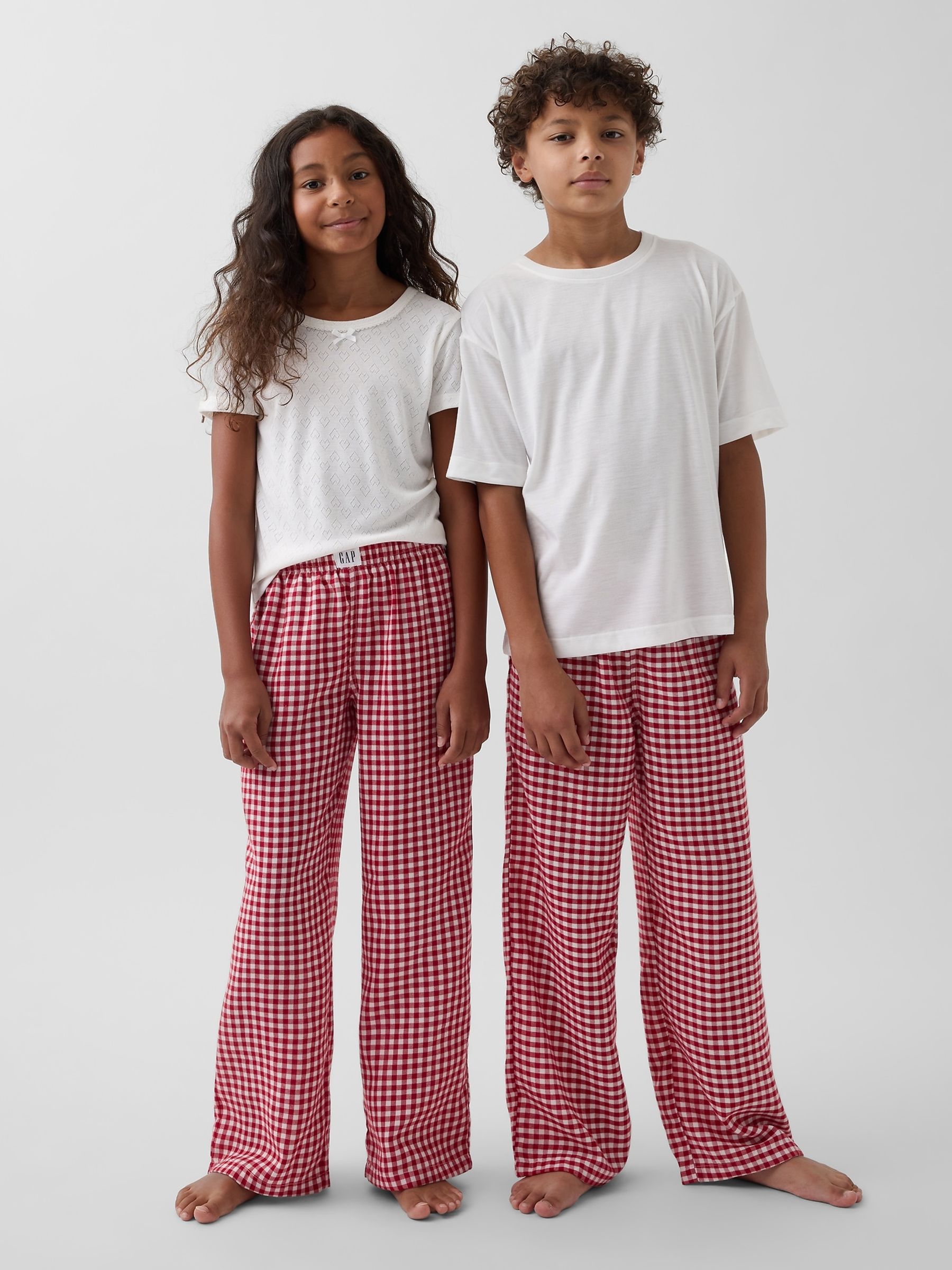 Red Gingham Matching Family Flannel Pyjama Bottoms - Image 1 of 6