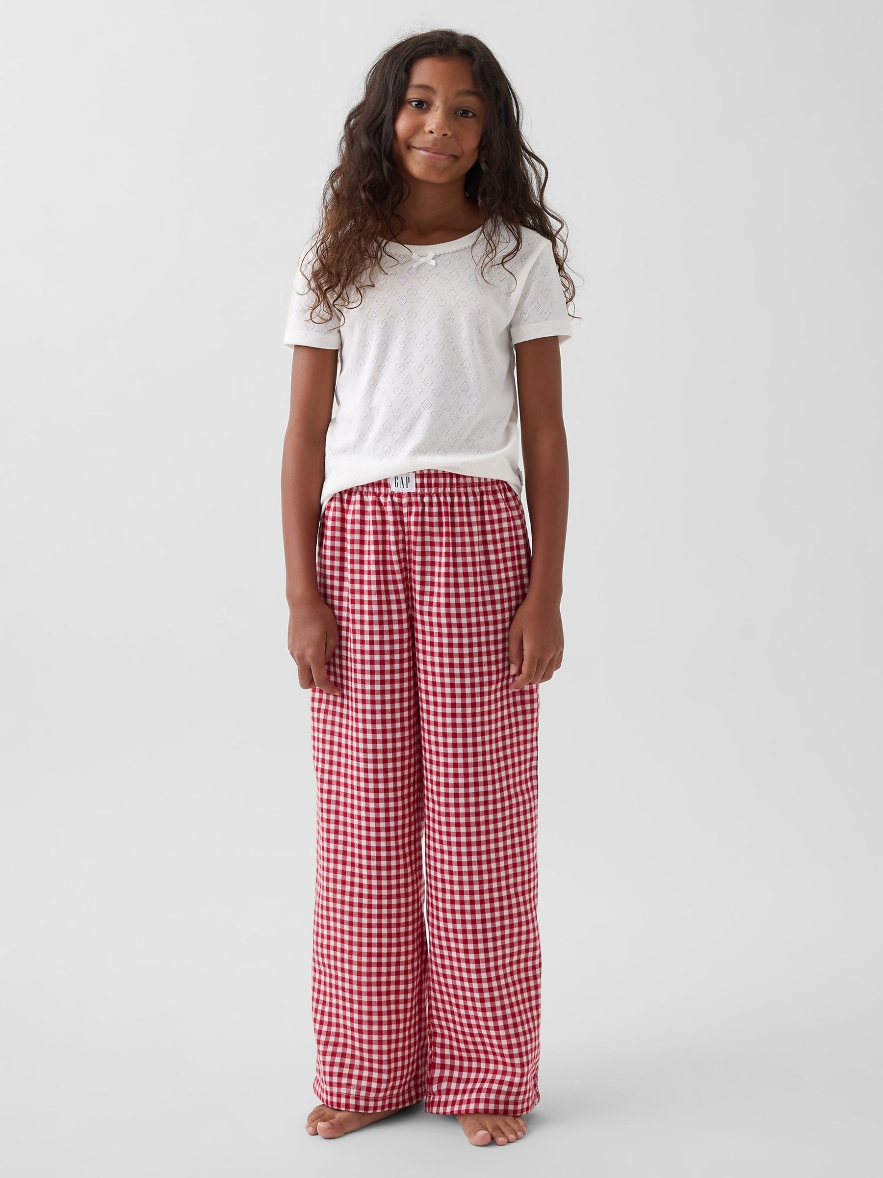 Red Gingham Matching Family Flannel Pyjama Bottoms - Image 4 of 6