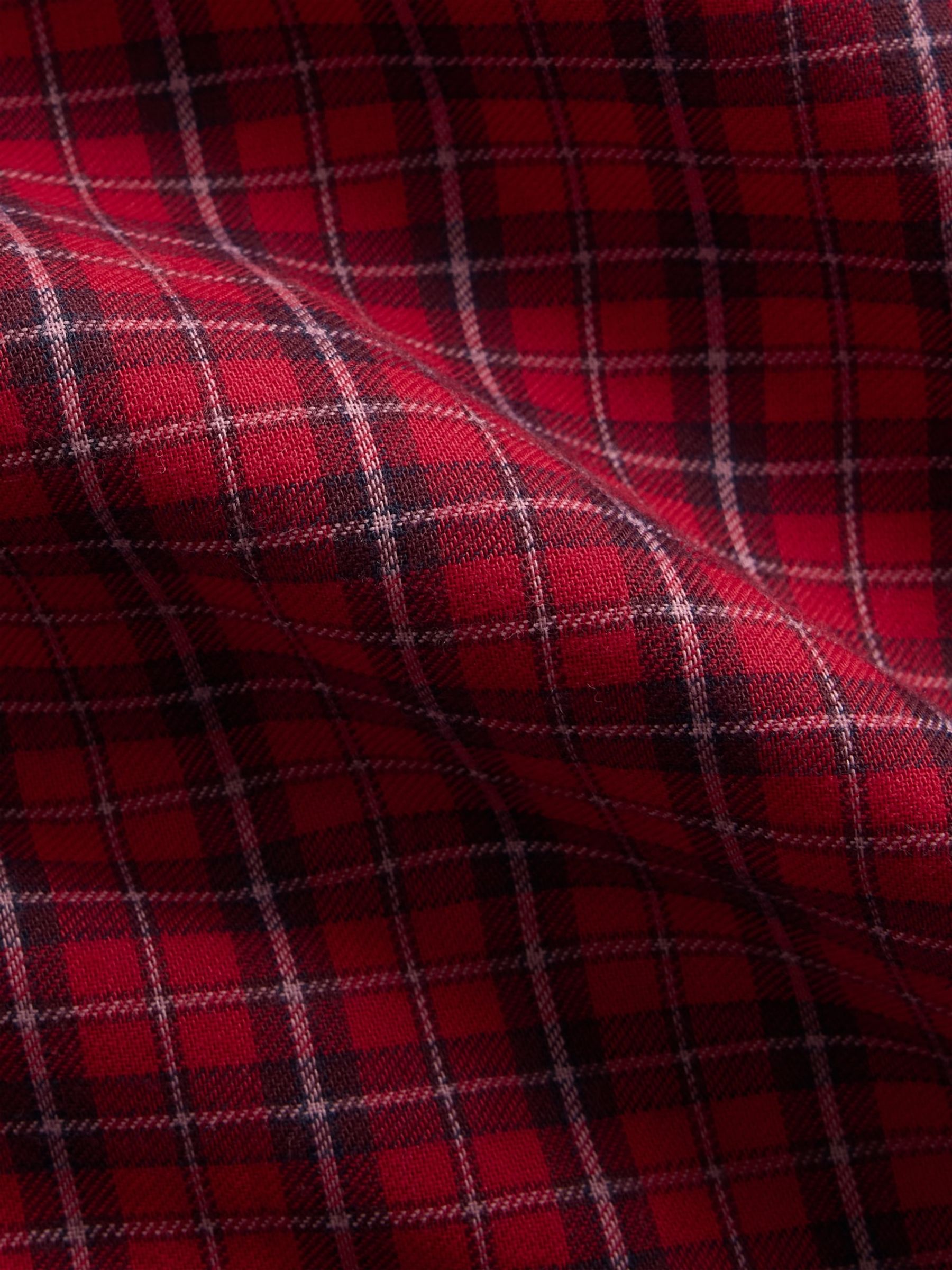 Red Check Flannel Pyjamas Short Set - Image 4 of 4