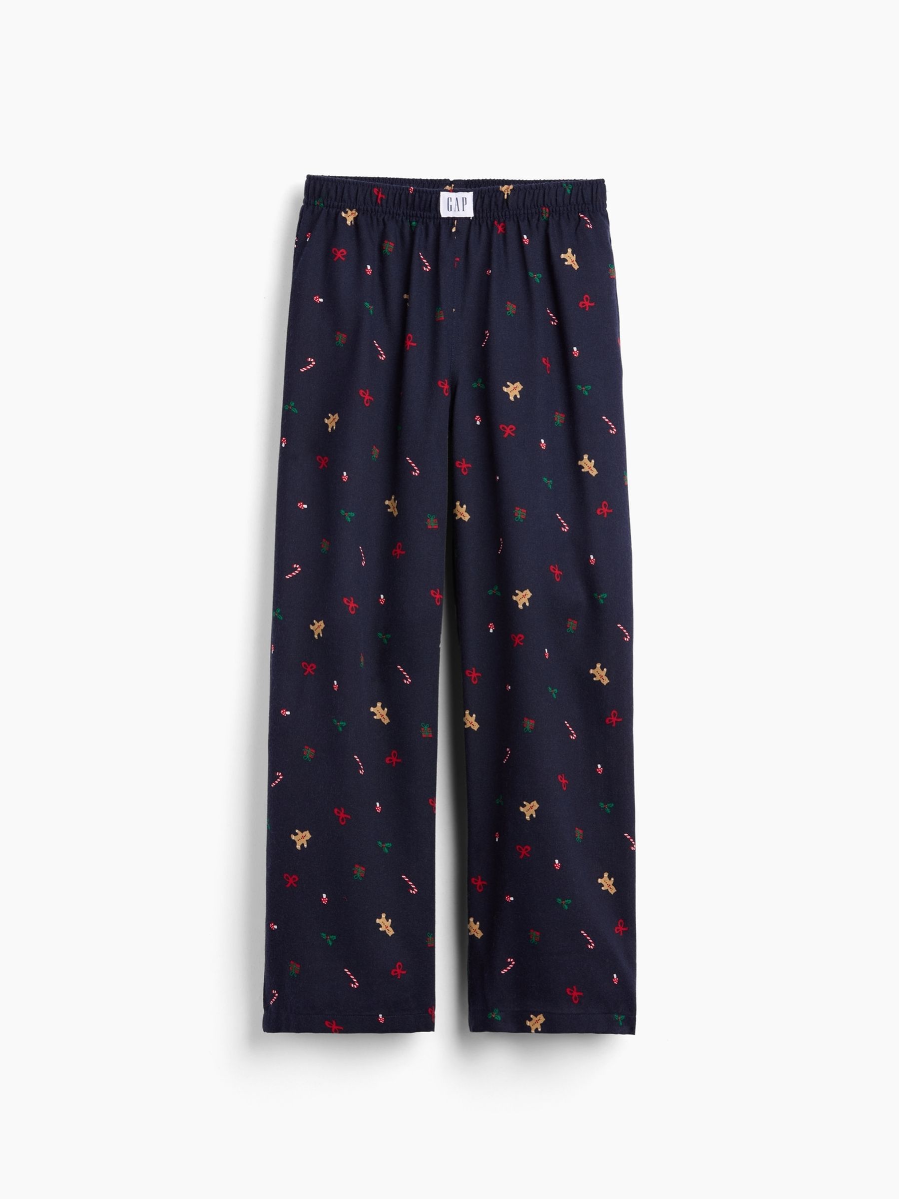 Navy Gingerbread Matching Family Flannel Pyjama Bottoms - Image 4 of 6
