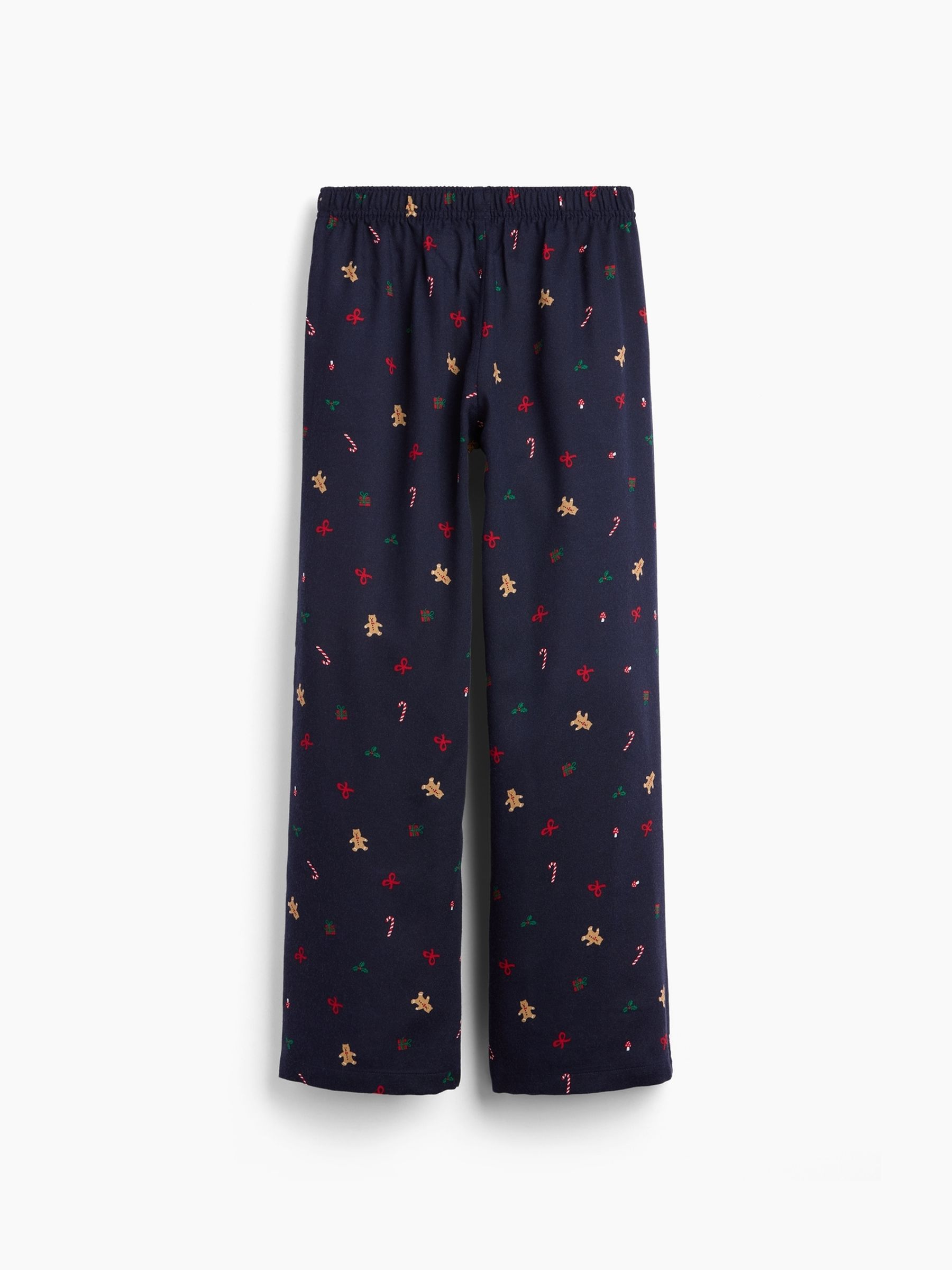 Navy Gingerbread Matching Family Flannel Pyjama Bottoms - Image 5 of 6