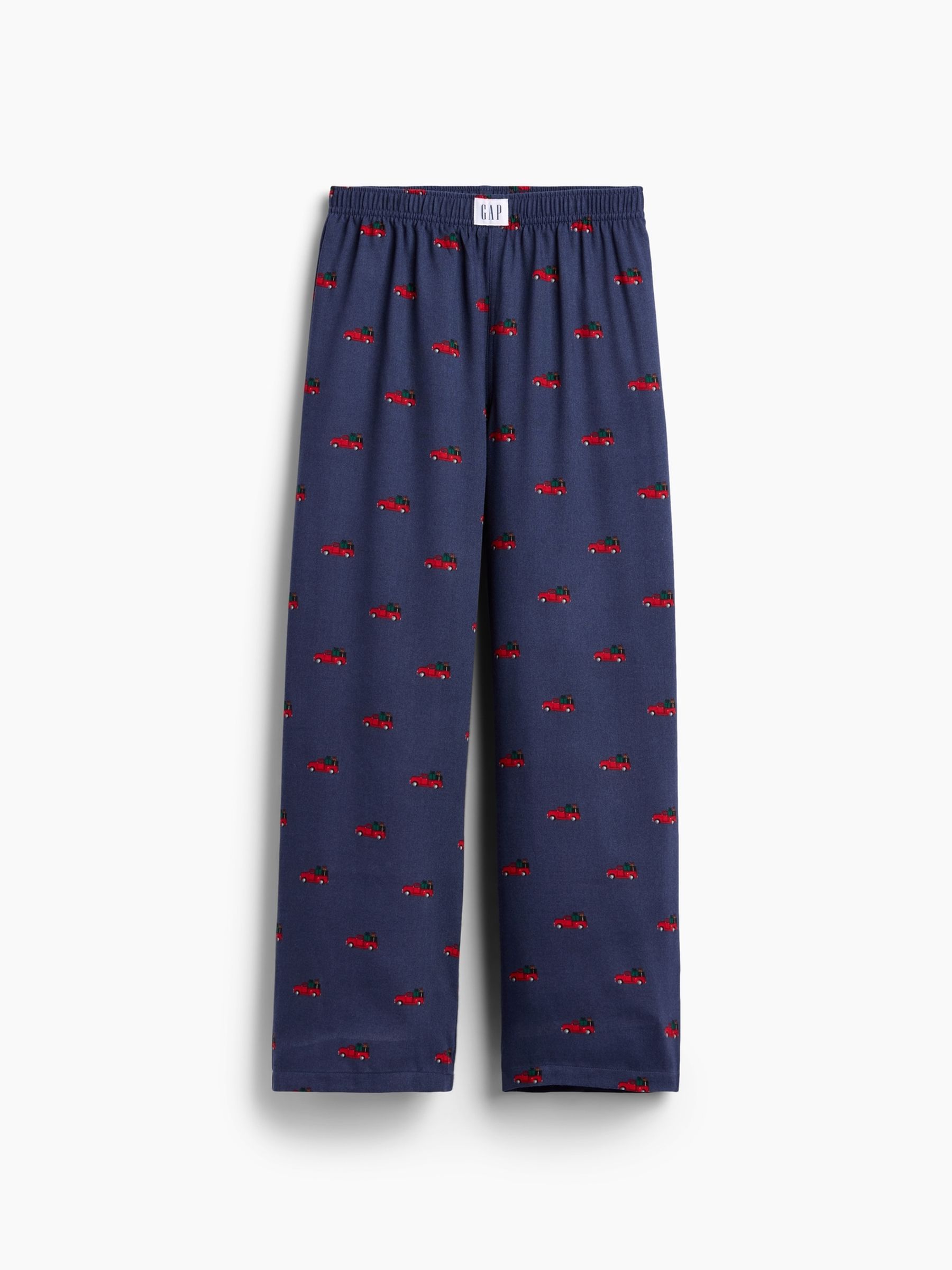 Navy Christmas Truck Matching Family Flannel Pyjama Bottoms - Image 4 of 6