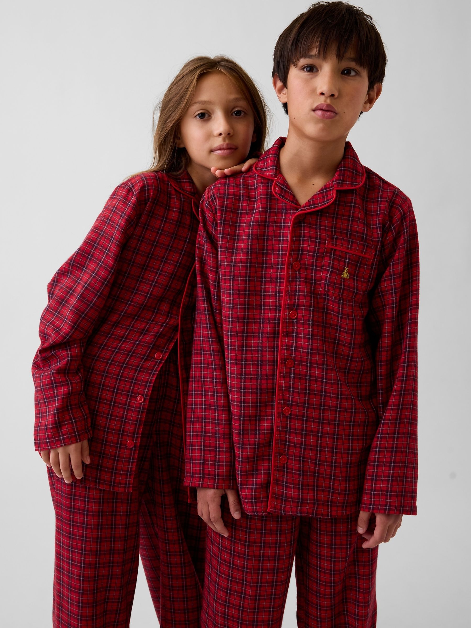 Red Flannel Matching Family Pyjamas Set - Image 1 of 6
