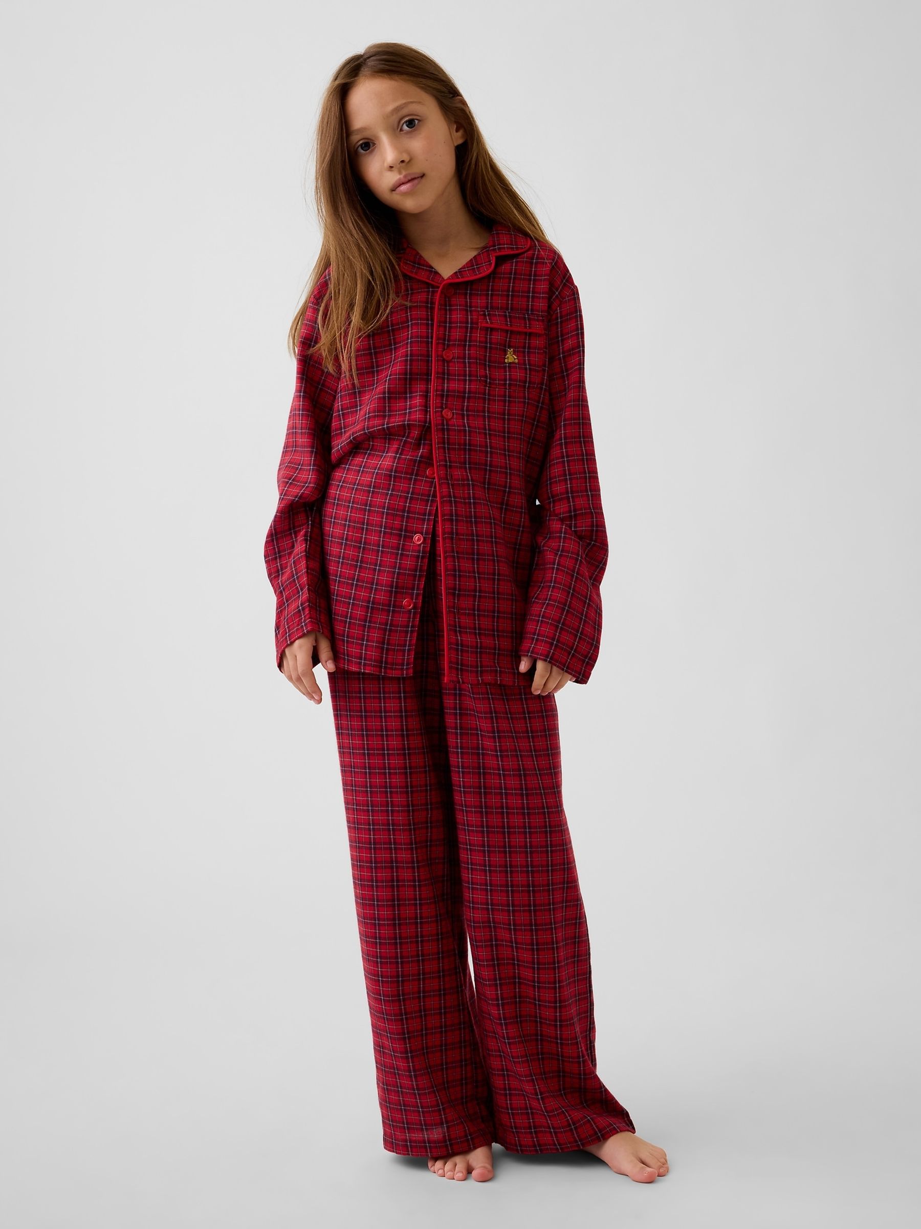 Red Flannel Matching Family Pyjamas Set - Image 3 of 6