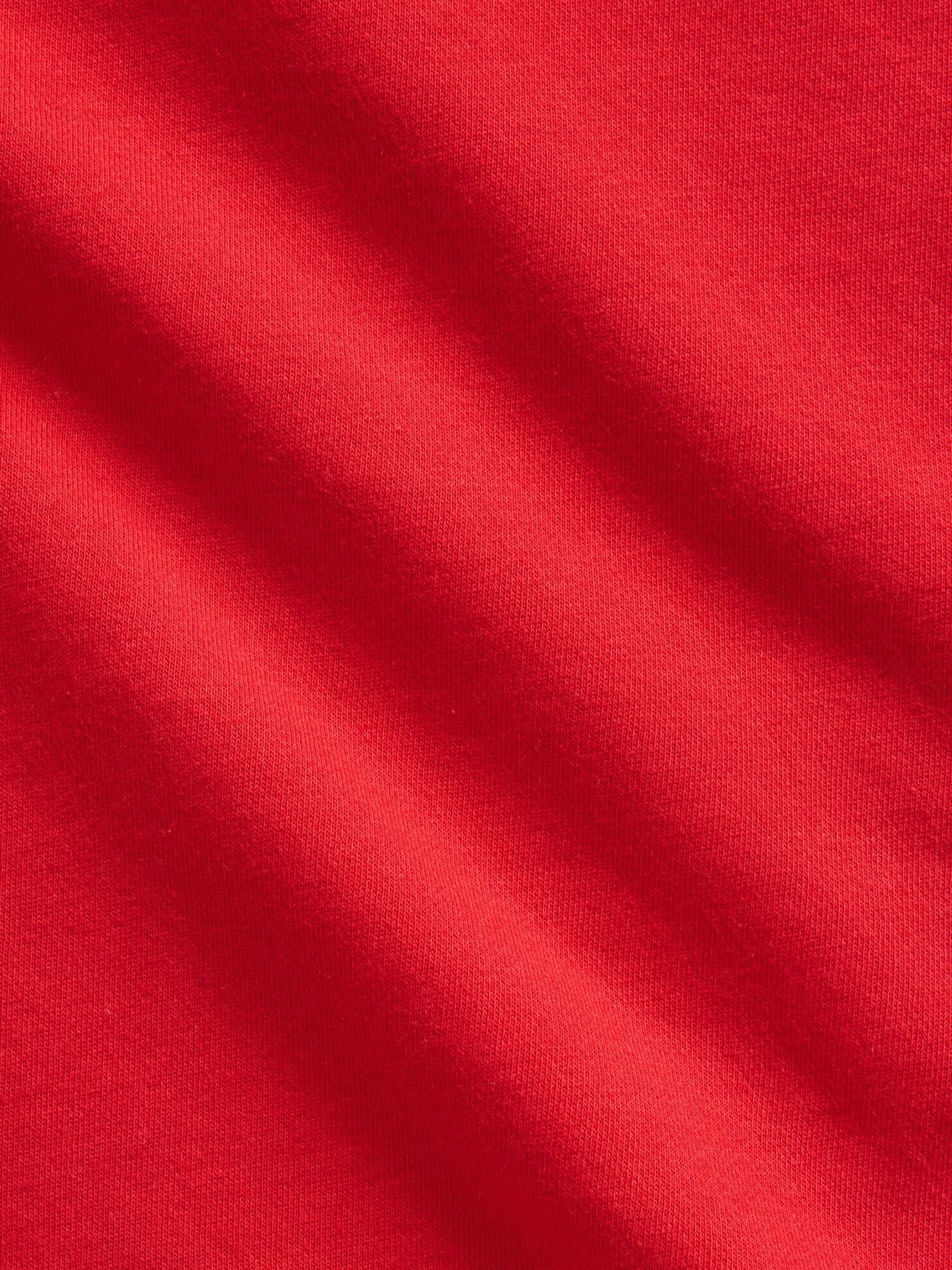Red Vintage Soft Baggy Wide-Leg Joggers - Image 5 of 5