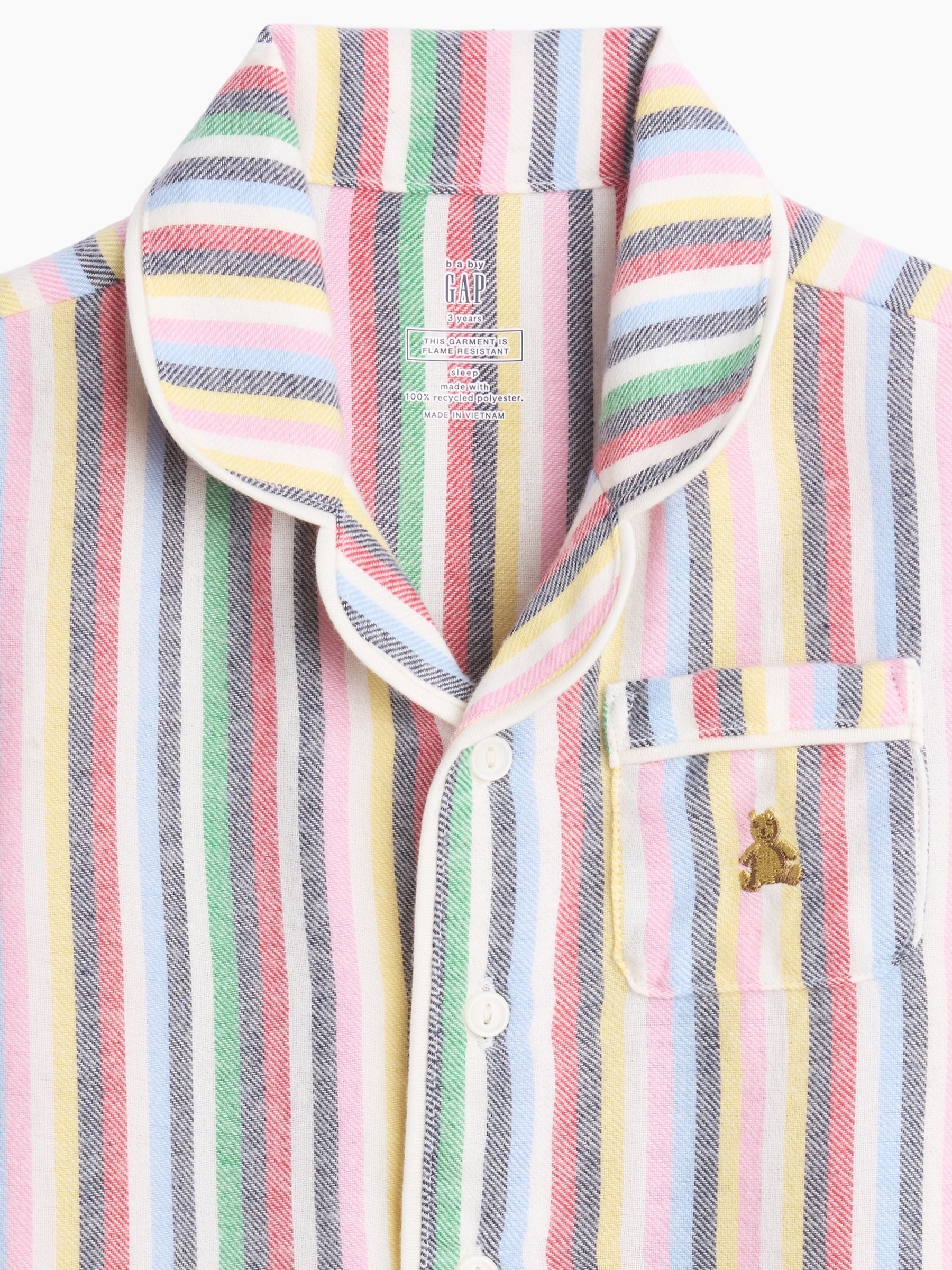 Multi Stripe Matching Family Flannel Pyjamas Set - Image 6 of 6