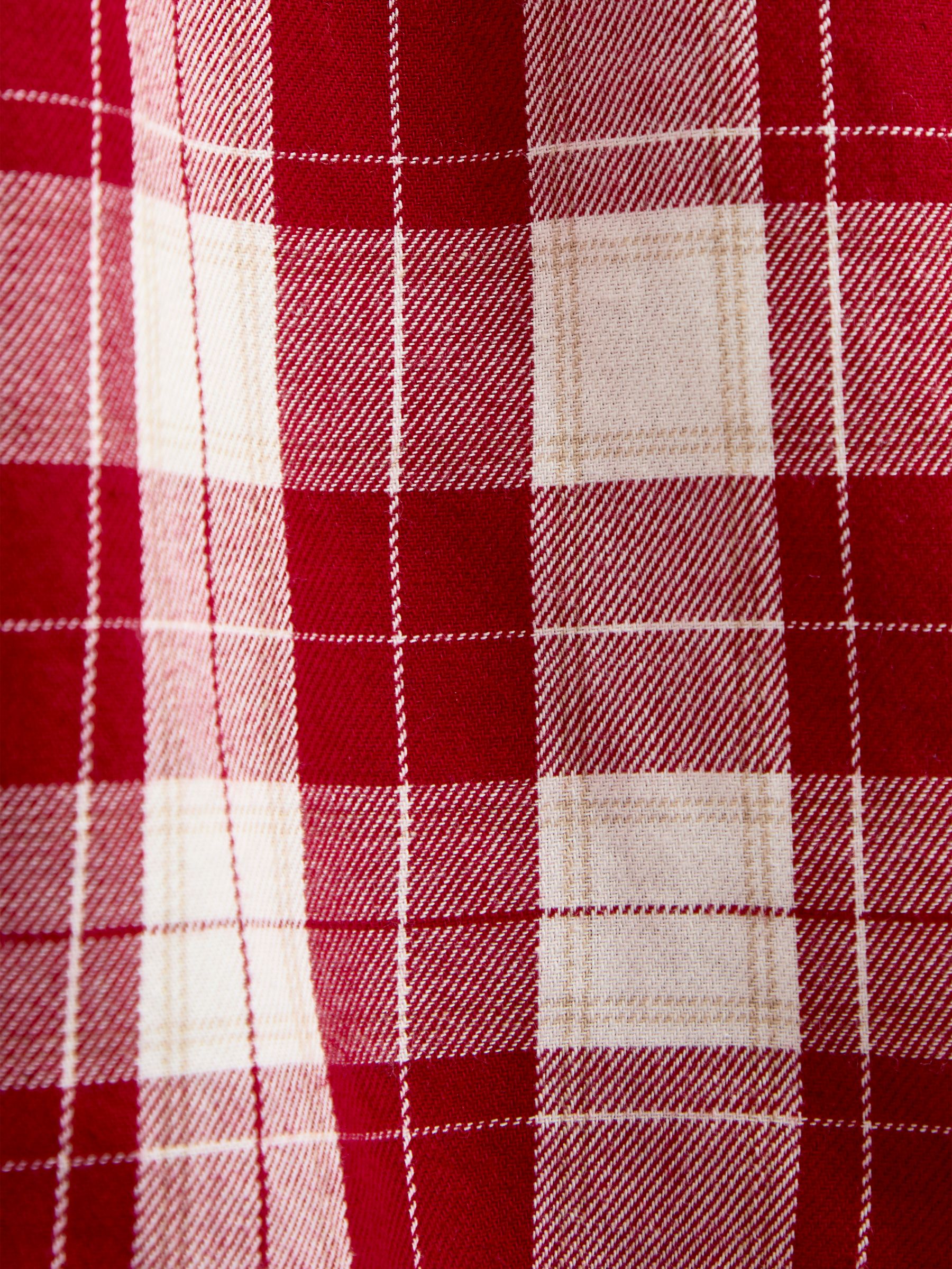 Burgundy Red Tartan Baby Dress & Knickers Set - Image 7 of 7