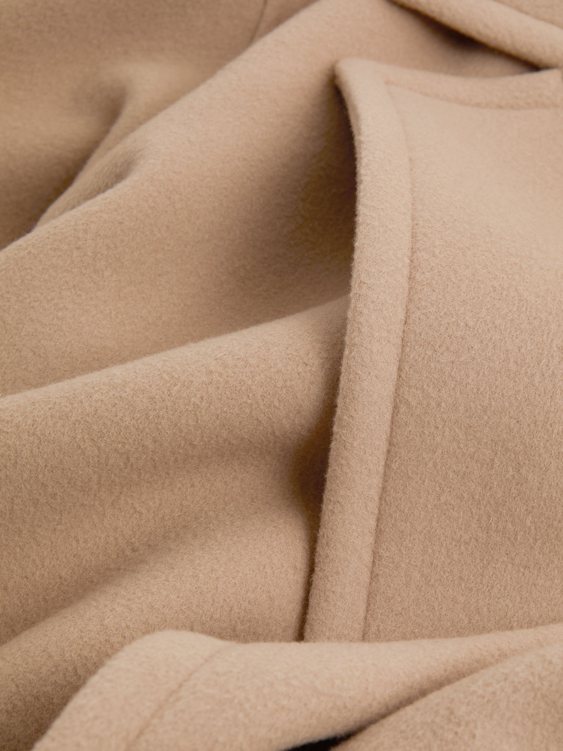 Atelier Wool-Cashmere Blindseam Coat in Camel - Image 6 of 7