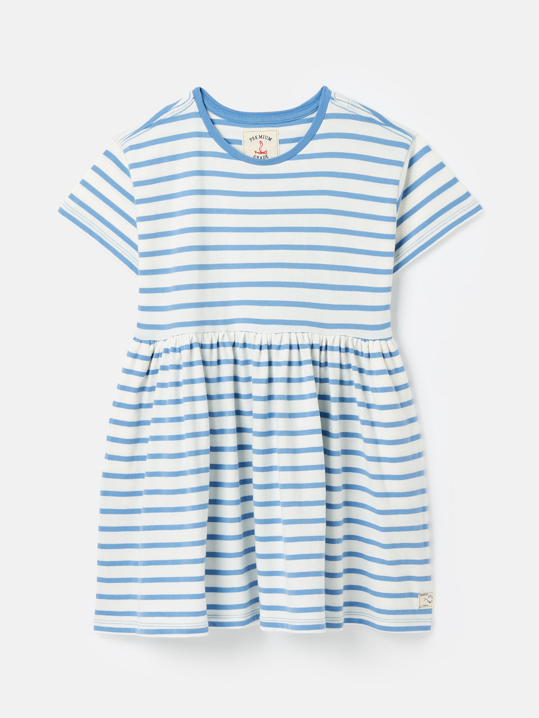 Skye Blue Striped Jersey T-Shirt Dress - Image 1 of 5