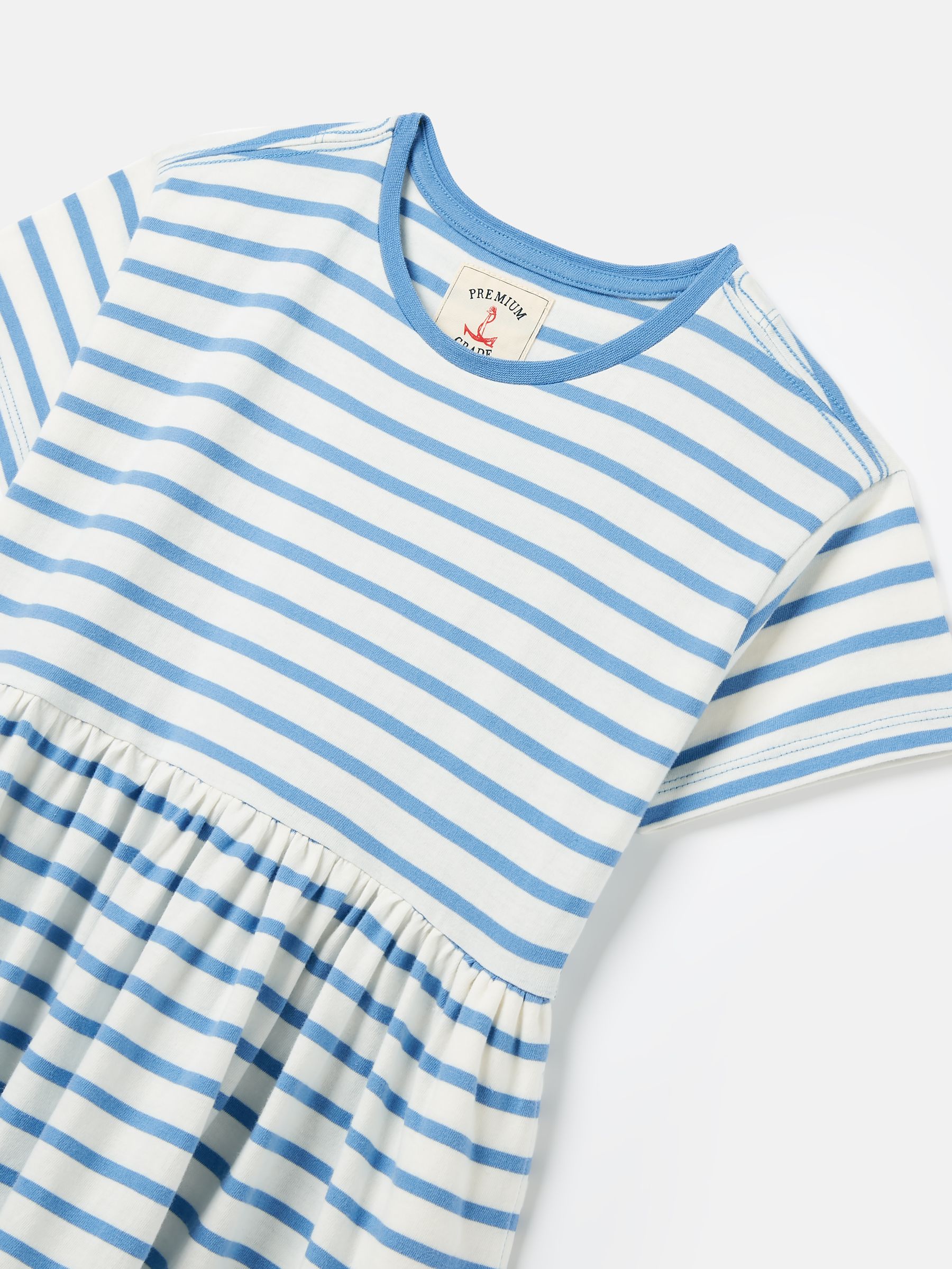 Skye Blue Striped Jersey T-Shirt Dress - Image 3 of 5