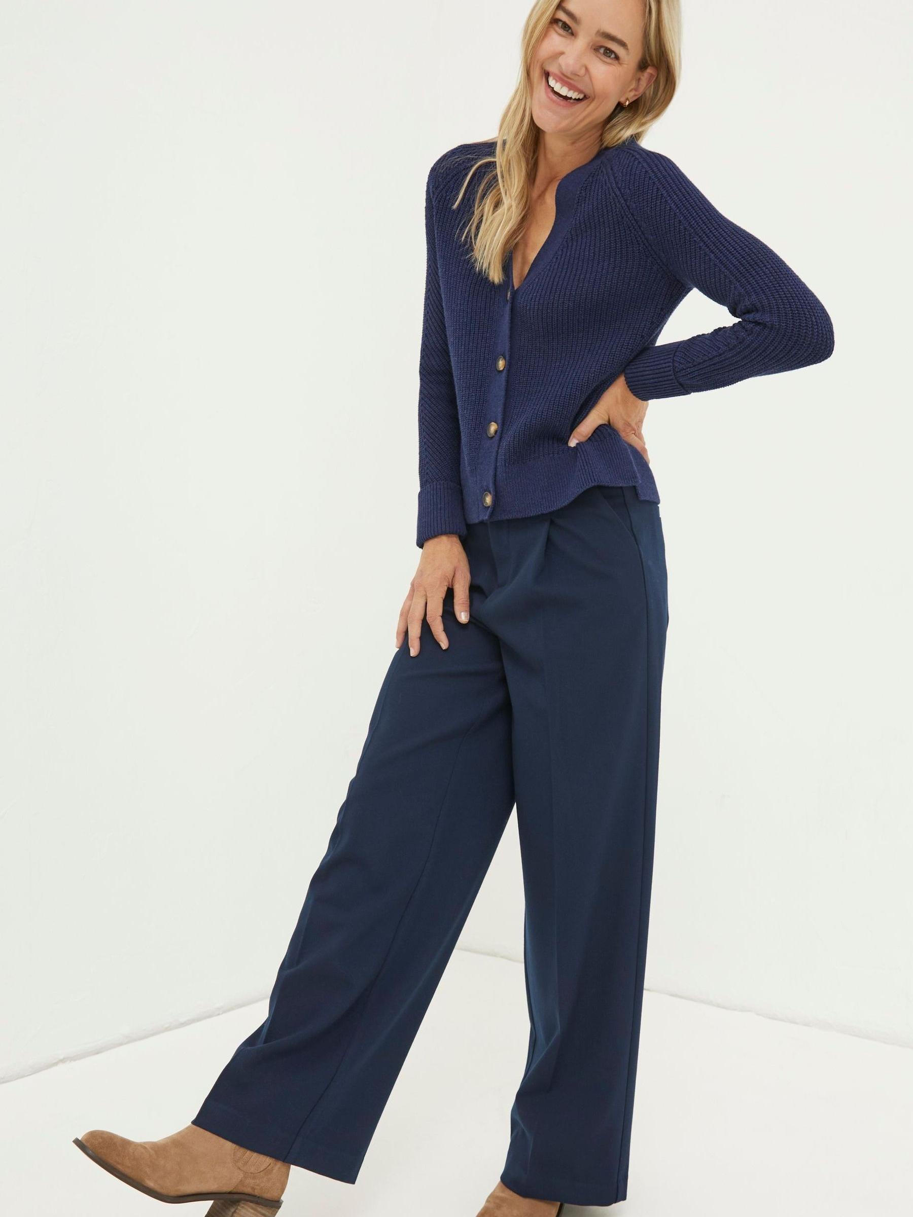 Blue Piper Herringbone Trousers - Image 1 of 1