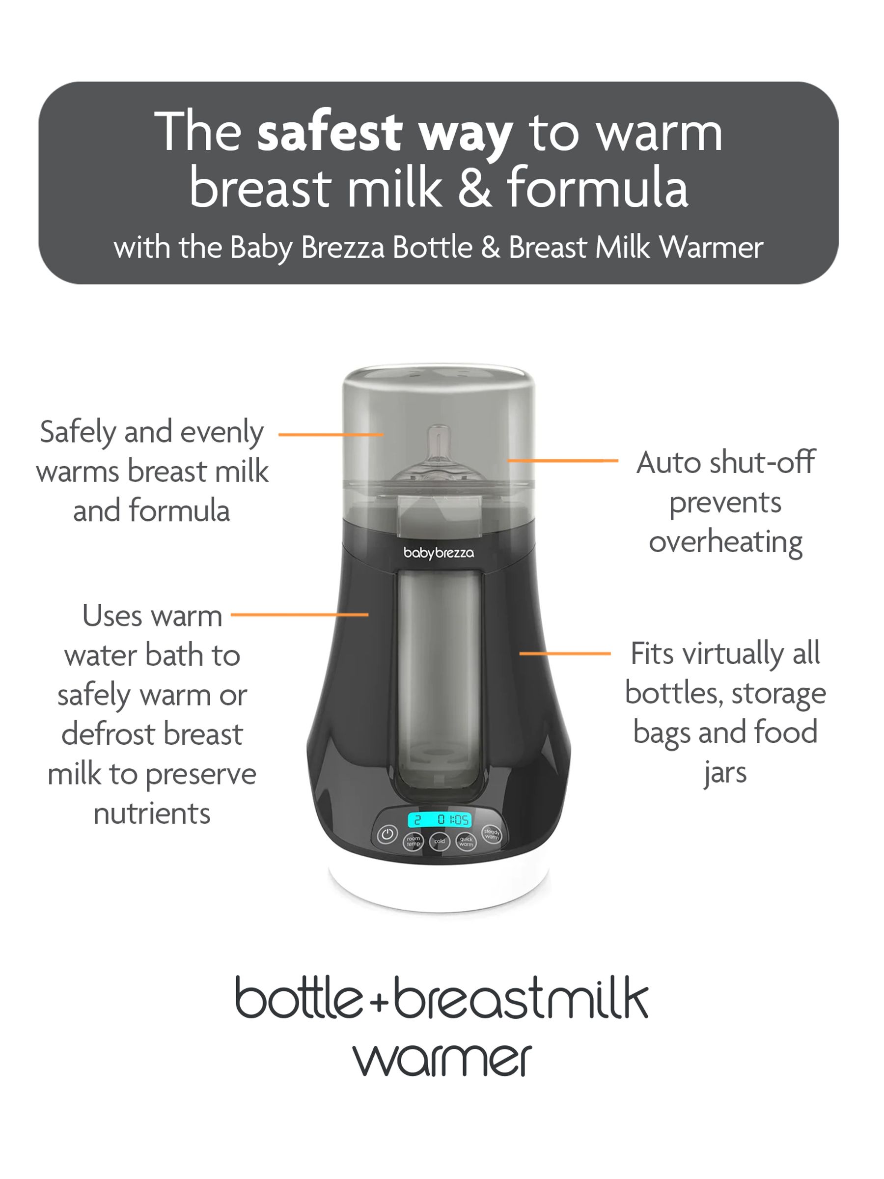 Baby Brezza Bottle + Breastmilk Warmer - Image 2 of 11