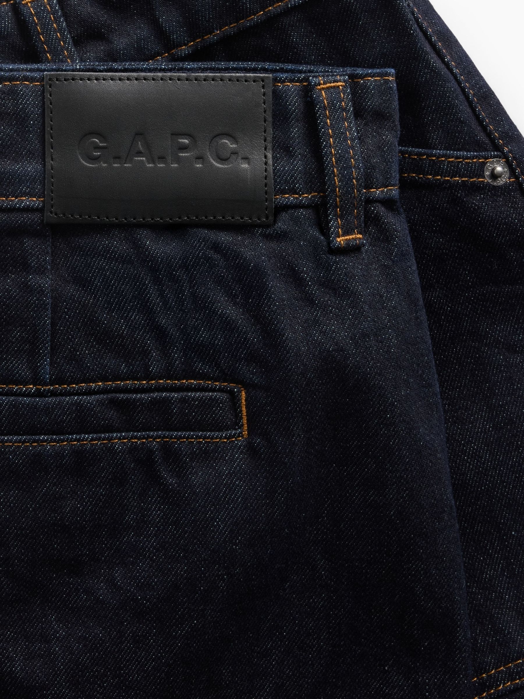 Gap x A.P.C. Dark Wash Denim Mini Skirt - Image 5 of 7