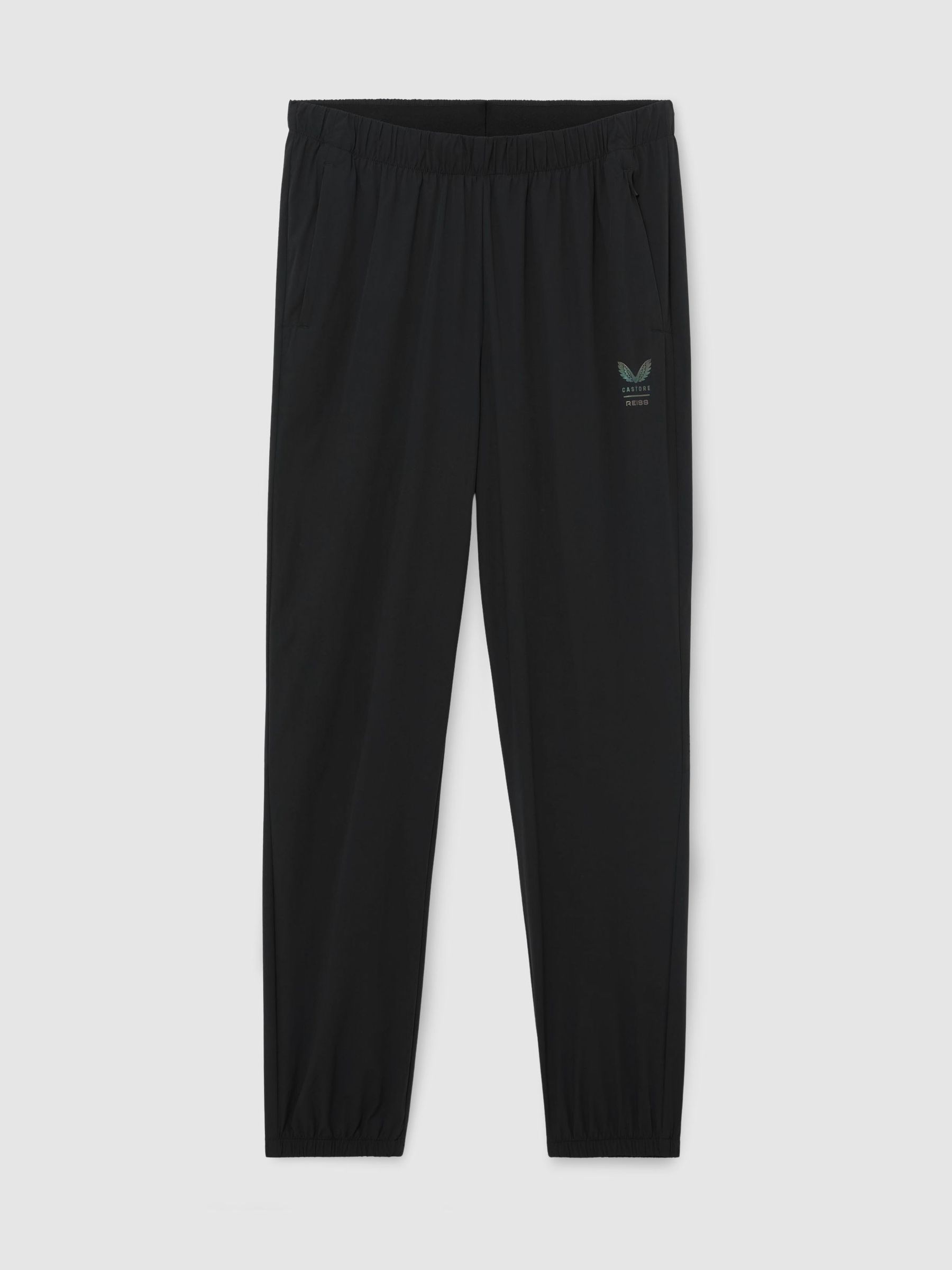Reiss | Castore Technical Woven Cuffed Joggers in Black - Image 2 of 8