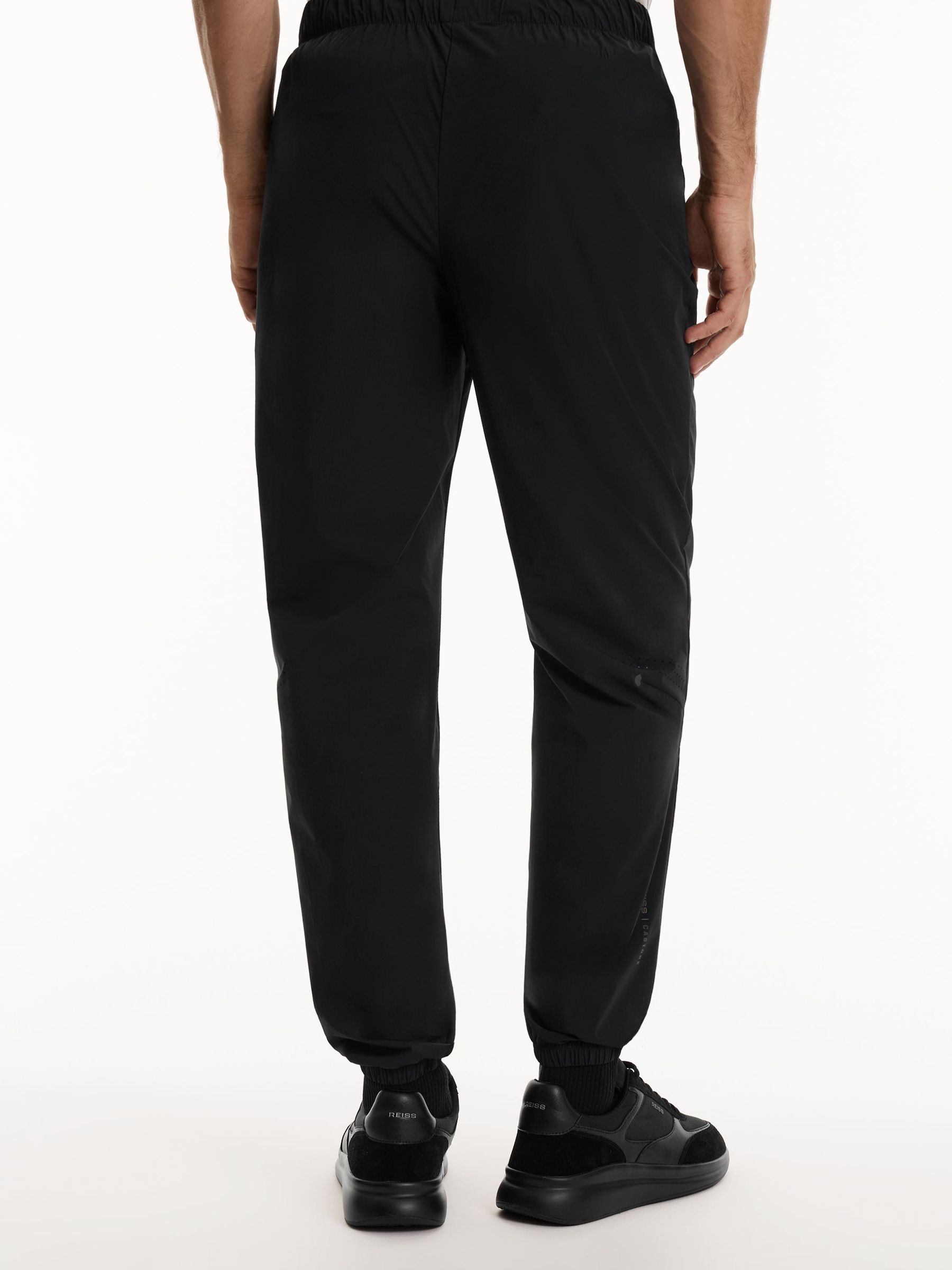 Reiss | Castore Technical Woven Cuffed Joggers in Black - Image 5 of 8