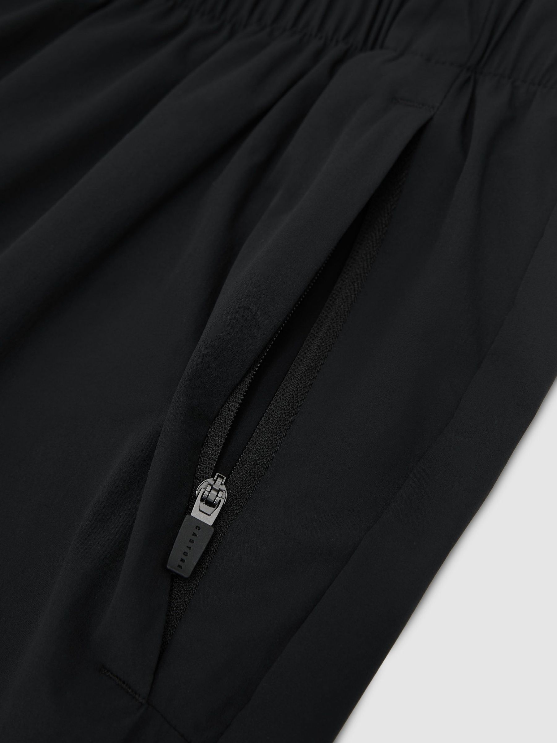 Reiss | Castore Technical Woven Cuffed Joggers in Black - Image 6 of 8
