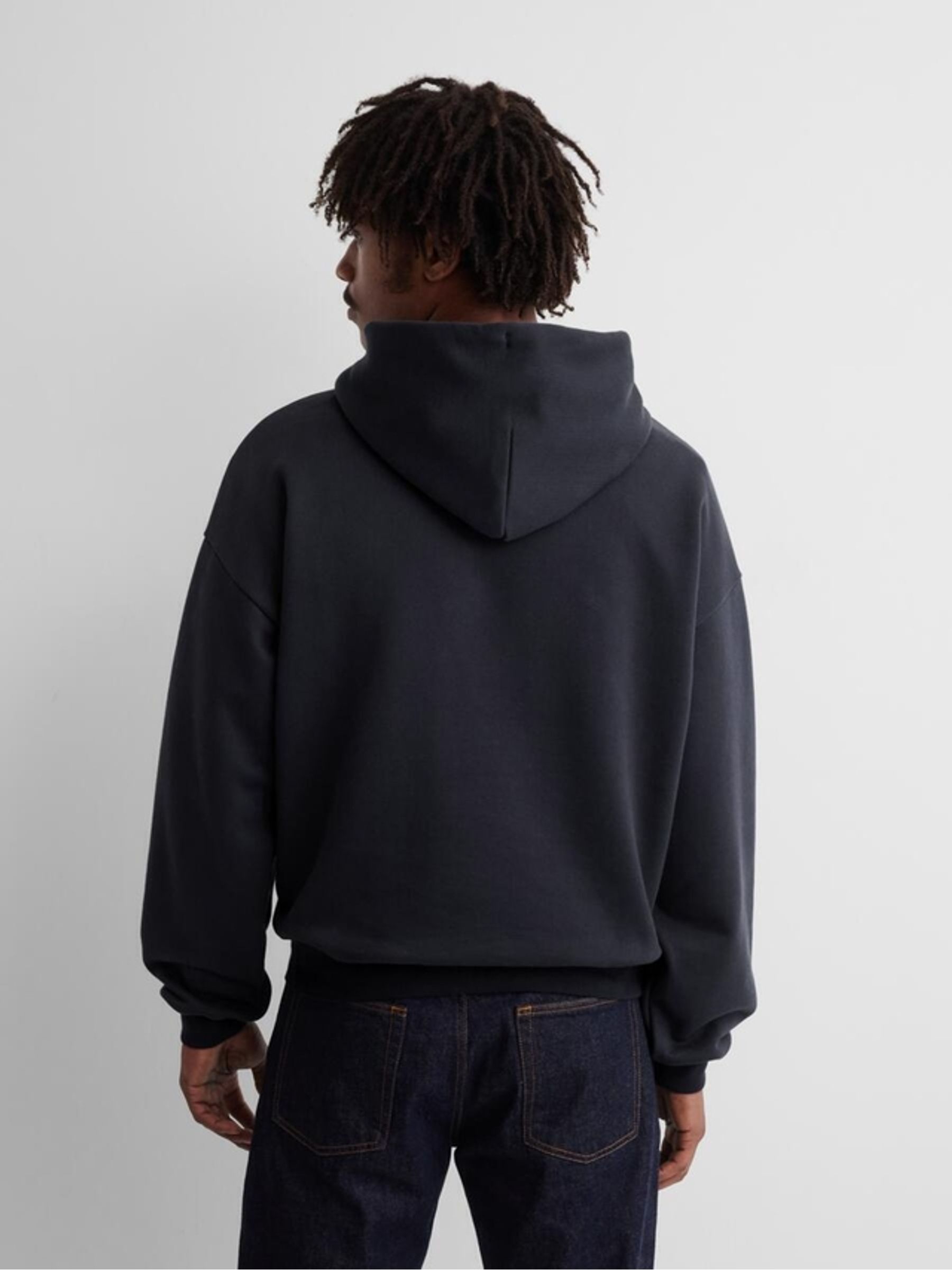 Gap x A.P.C. Black Extra Heavyweight Logo Hoodie - Image 2 of 9